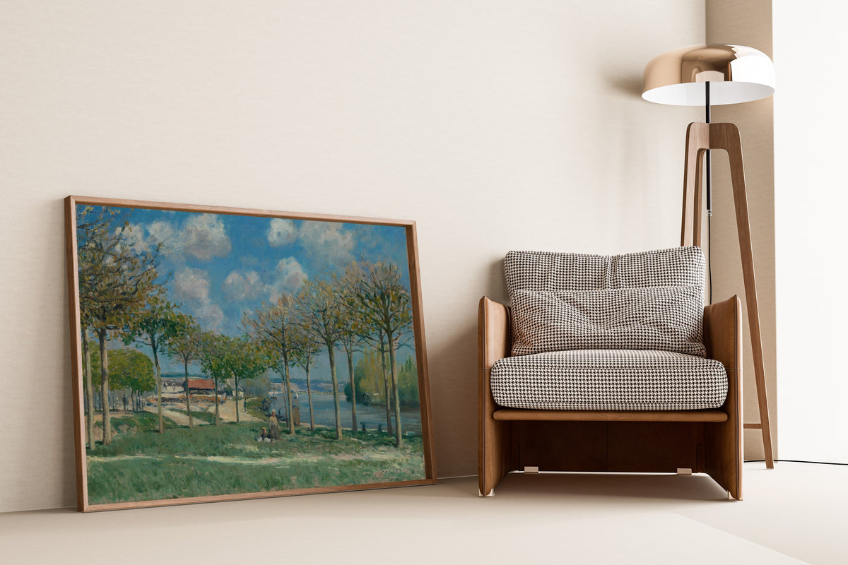 Alfred Sisley — The Seine at Bougival | Fine Art Print