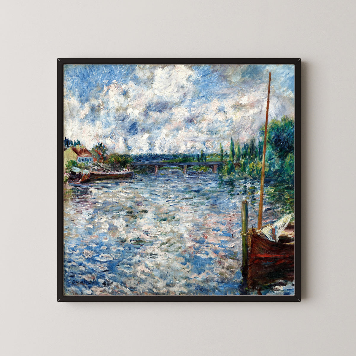 Pierre-Auguste Renoir — The Seine at Chatou | Fine Art Print