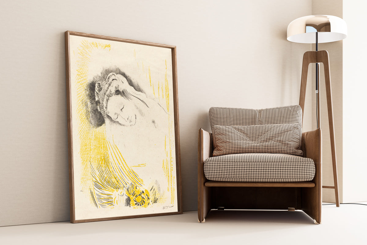 Odilon Redon — The Shulamite | Symbolist Art Print