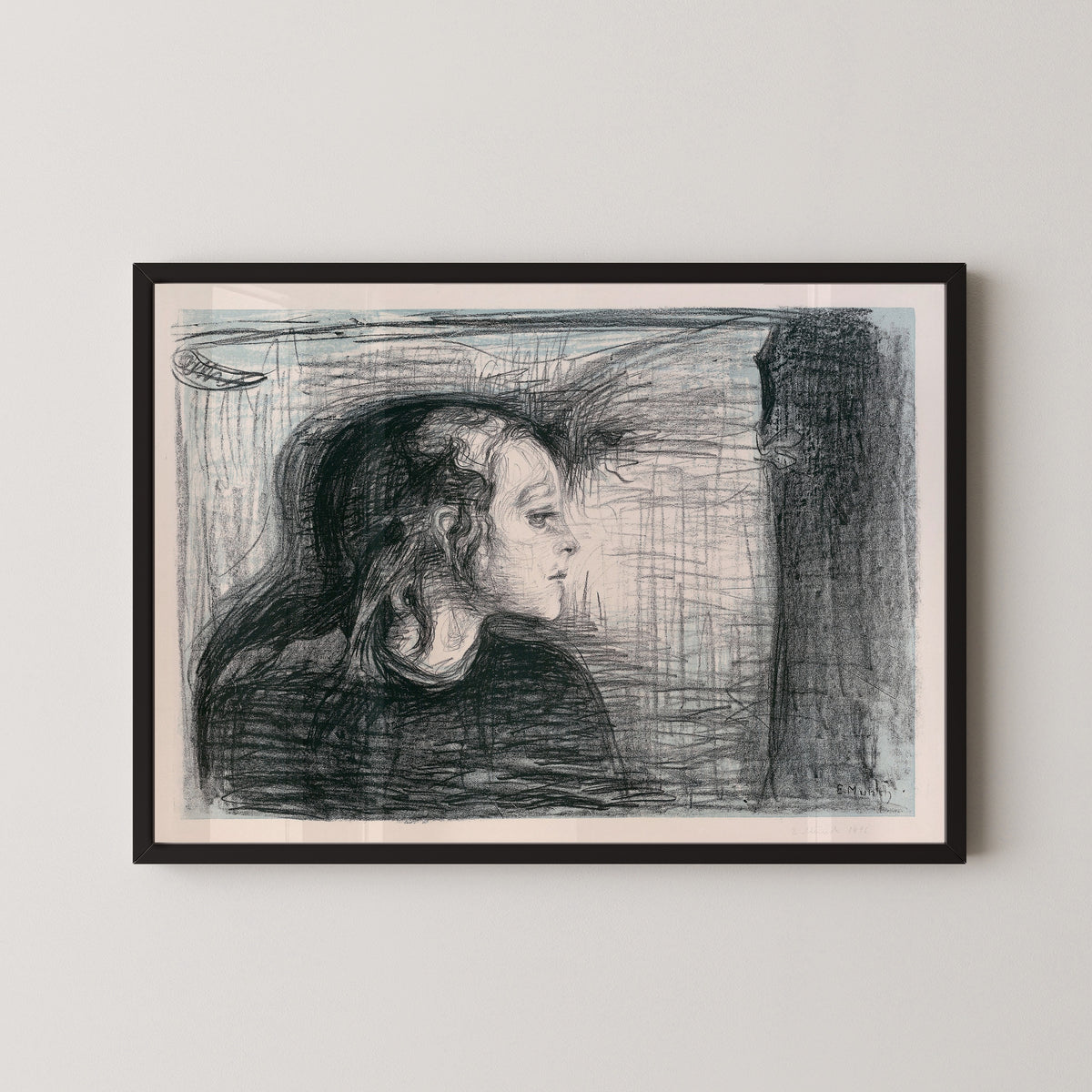 Edvard Munch — The Sick Child I | Expressionist Fine Art Print