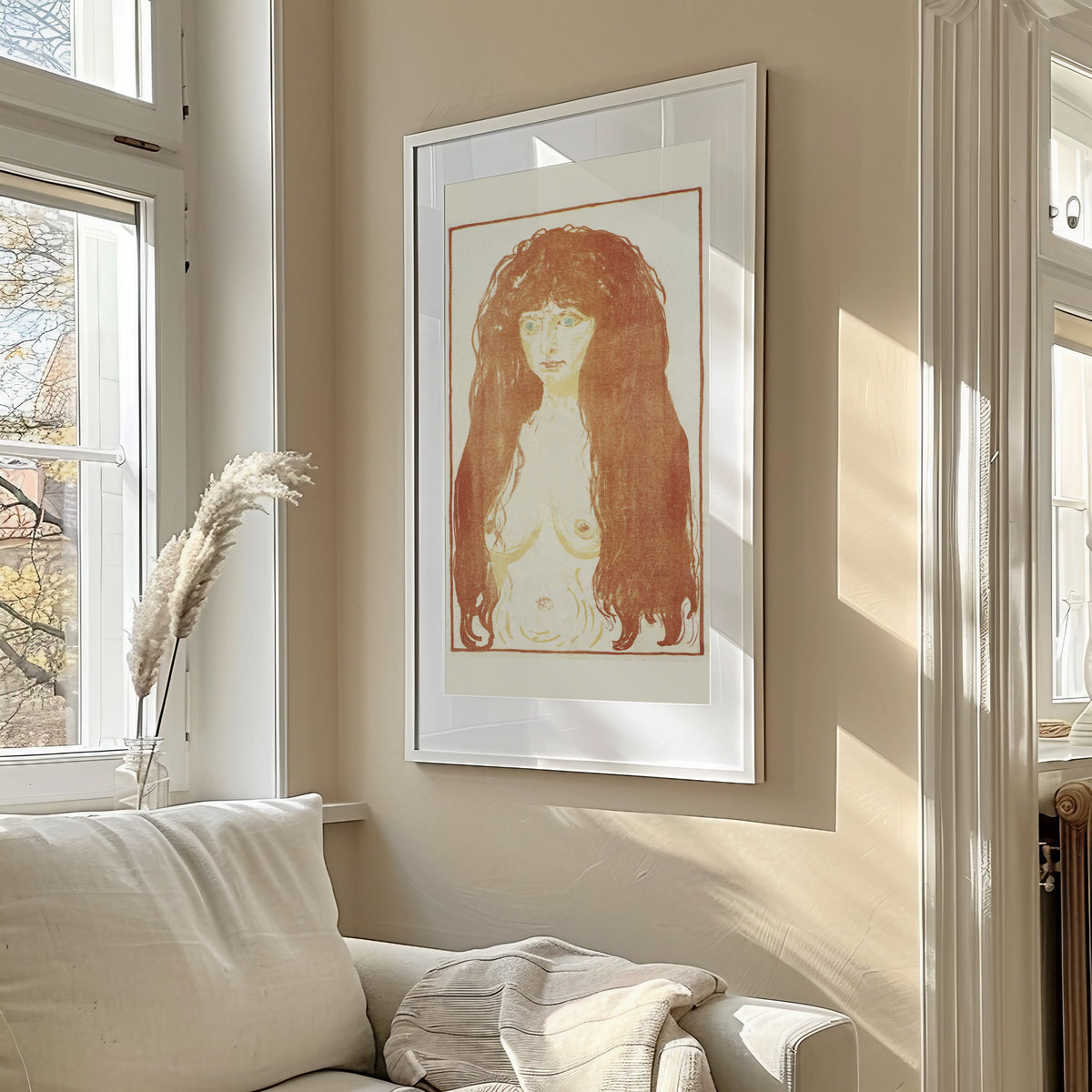 Edvard Munch — The Sin | Expressionist Fine Art Print