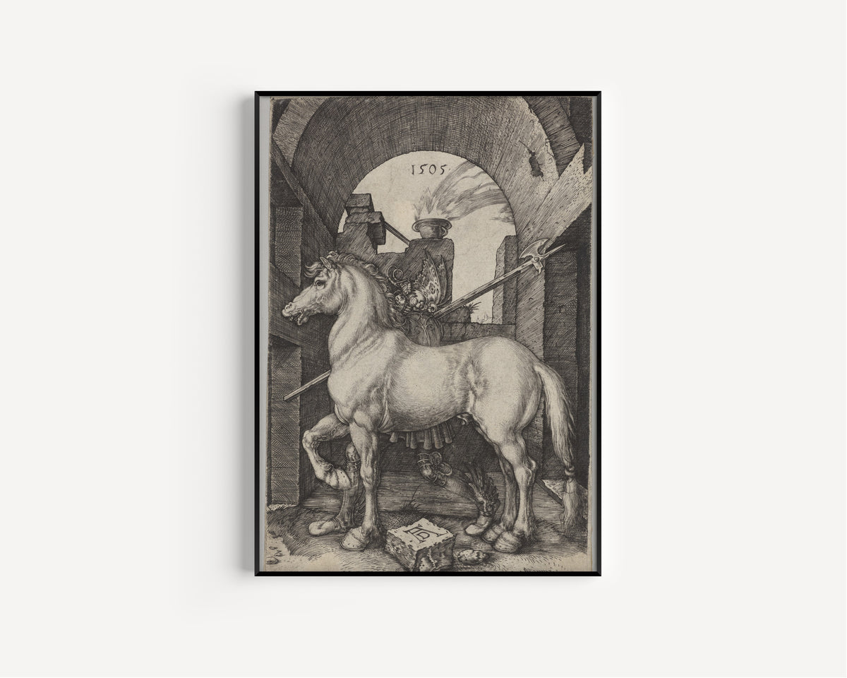 Albrecht Dürer — The Small Horse | Engraving Print