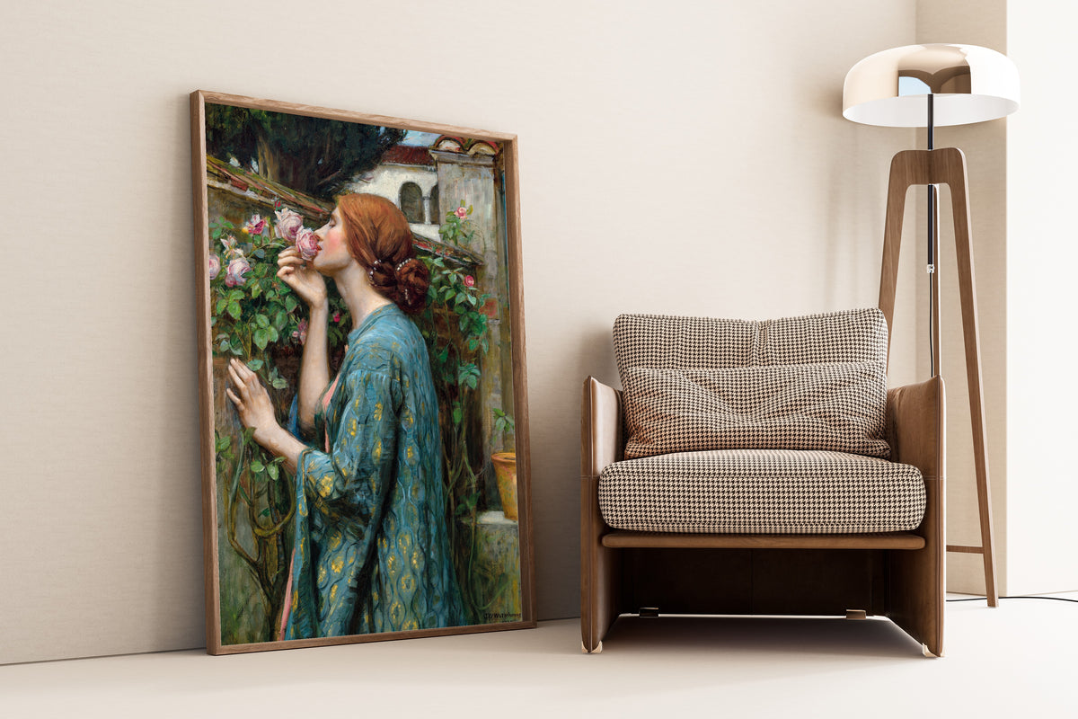 John William Waterhouse — The Soul of the Rose | Pre-Raphaelite Art Print