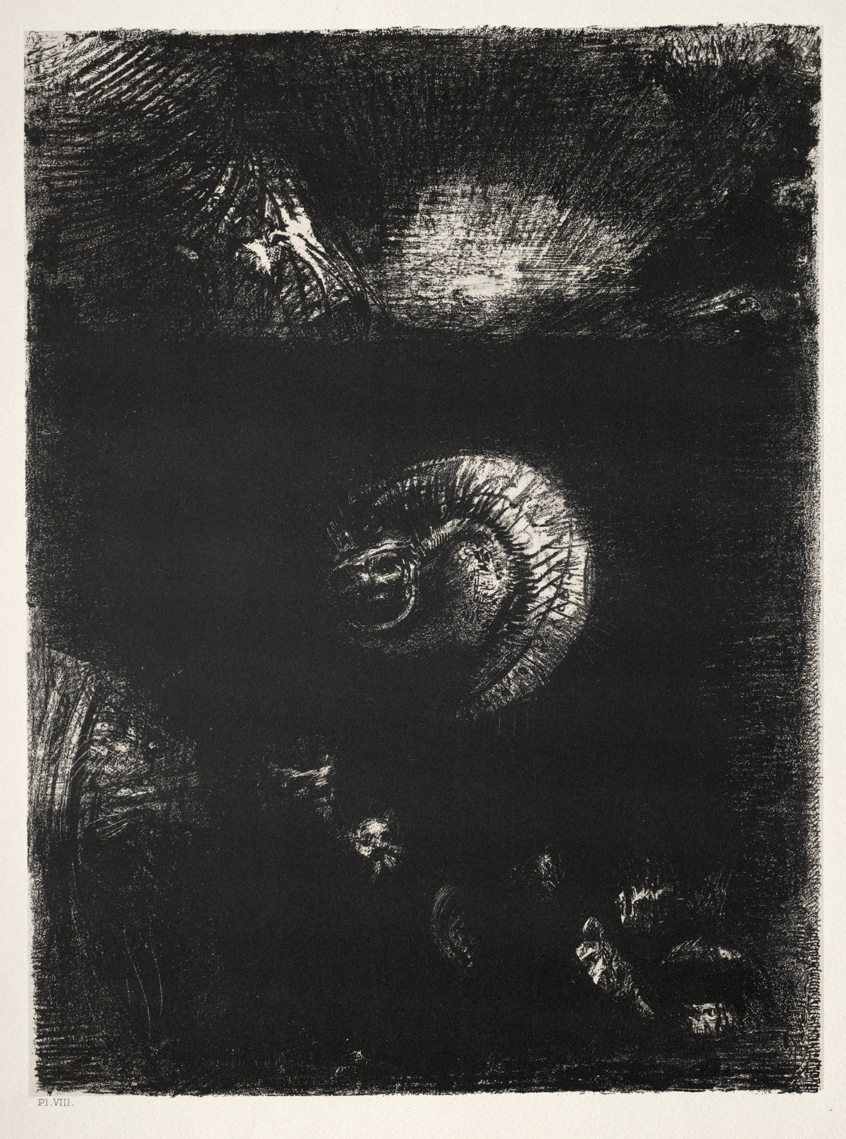 Odilon Redon — The Temptation of Saint Anthony: And All Manner of Frightful Creatures Arise | Symbolist Art Print