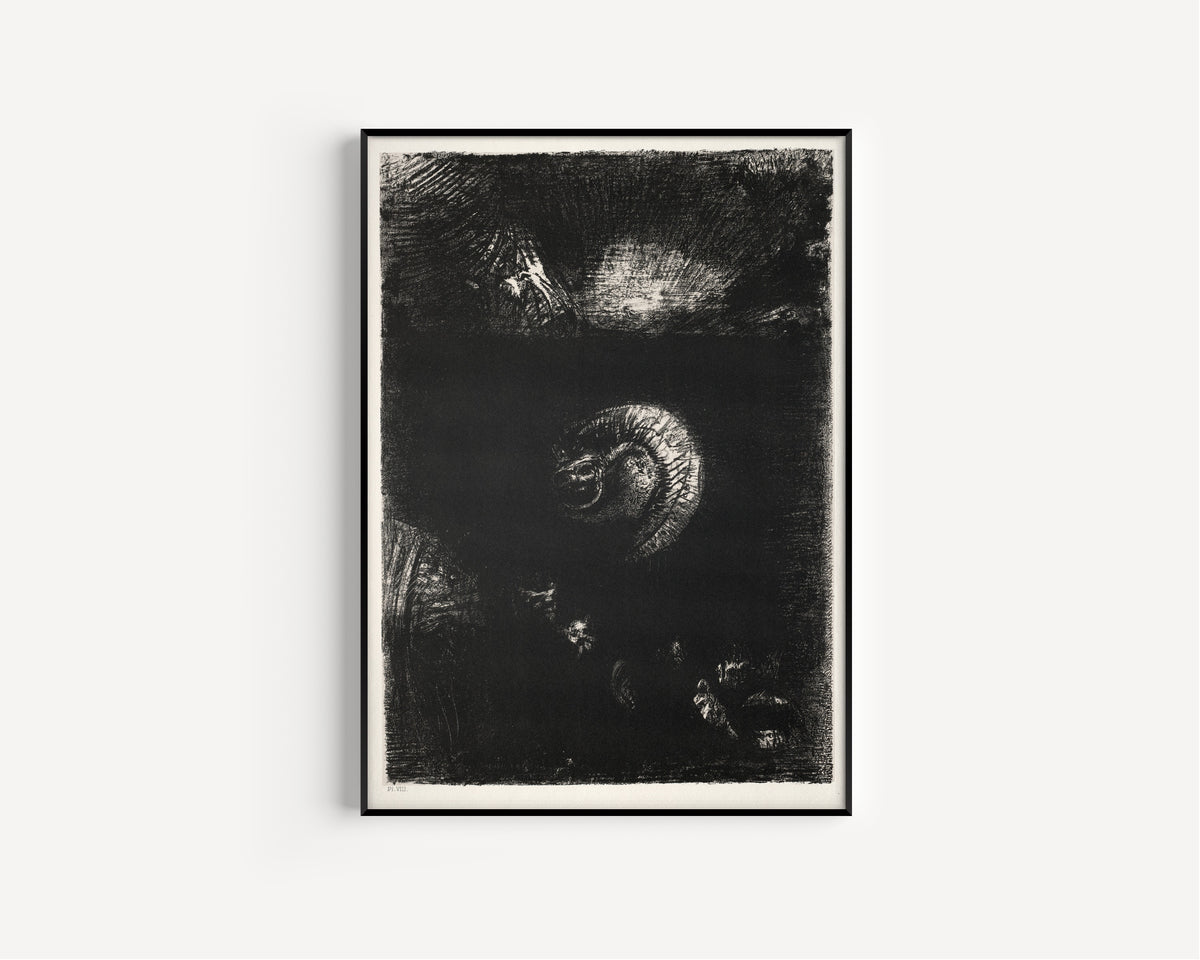 Odilon Redon — The Temptation of Saint Anthony: And All Manner of Frightful Creatures Arise | Symbolist Art Print