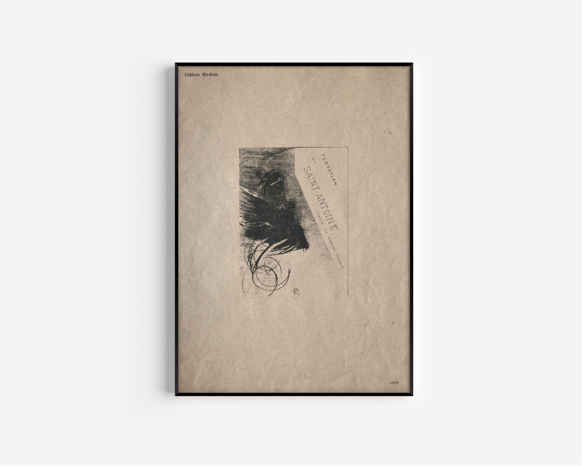 Odilon Redon — The Temptation of Saint Anthony: Cover | Symbolist Art Print