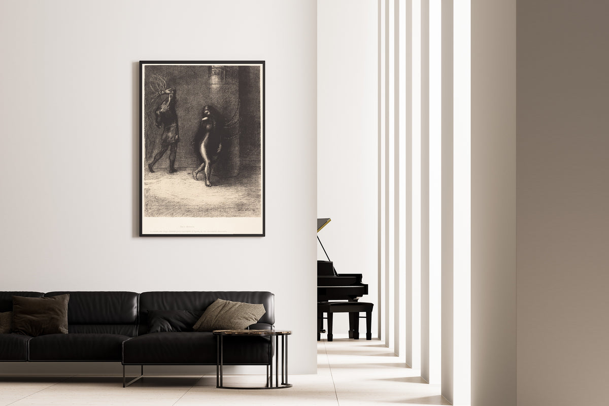 Odilon Redon — The Temptation of Saint Anthony: I Thought I Recognized Ammonaria | Symbolist Art Print