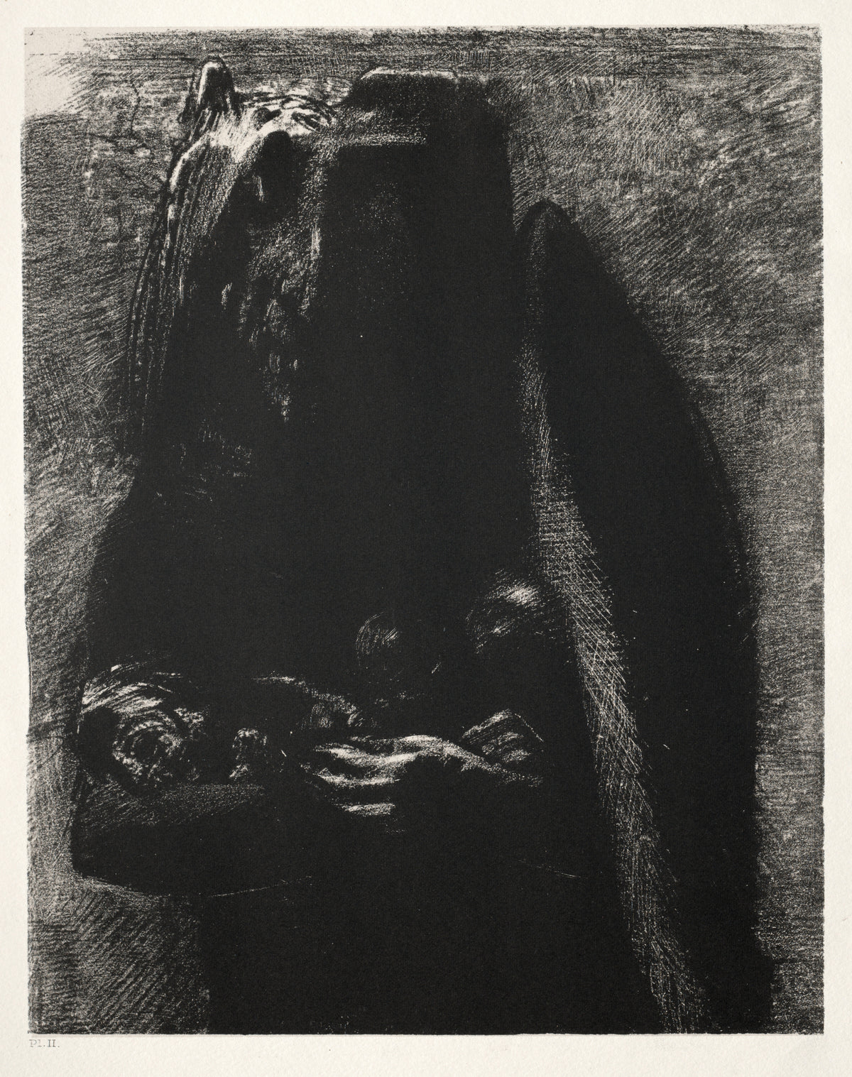 Odilon Redon — The Temptation of Saint Anthony: It Is the Devil | Symbolist Art Print