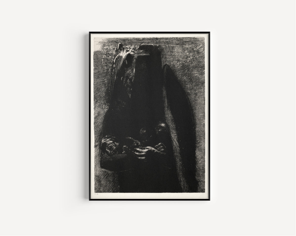 Odilon Redon — The Temptation of Saint Anthony: It Is the Devil | Symbolist Art Print