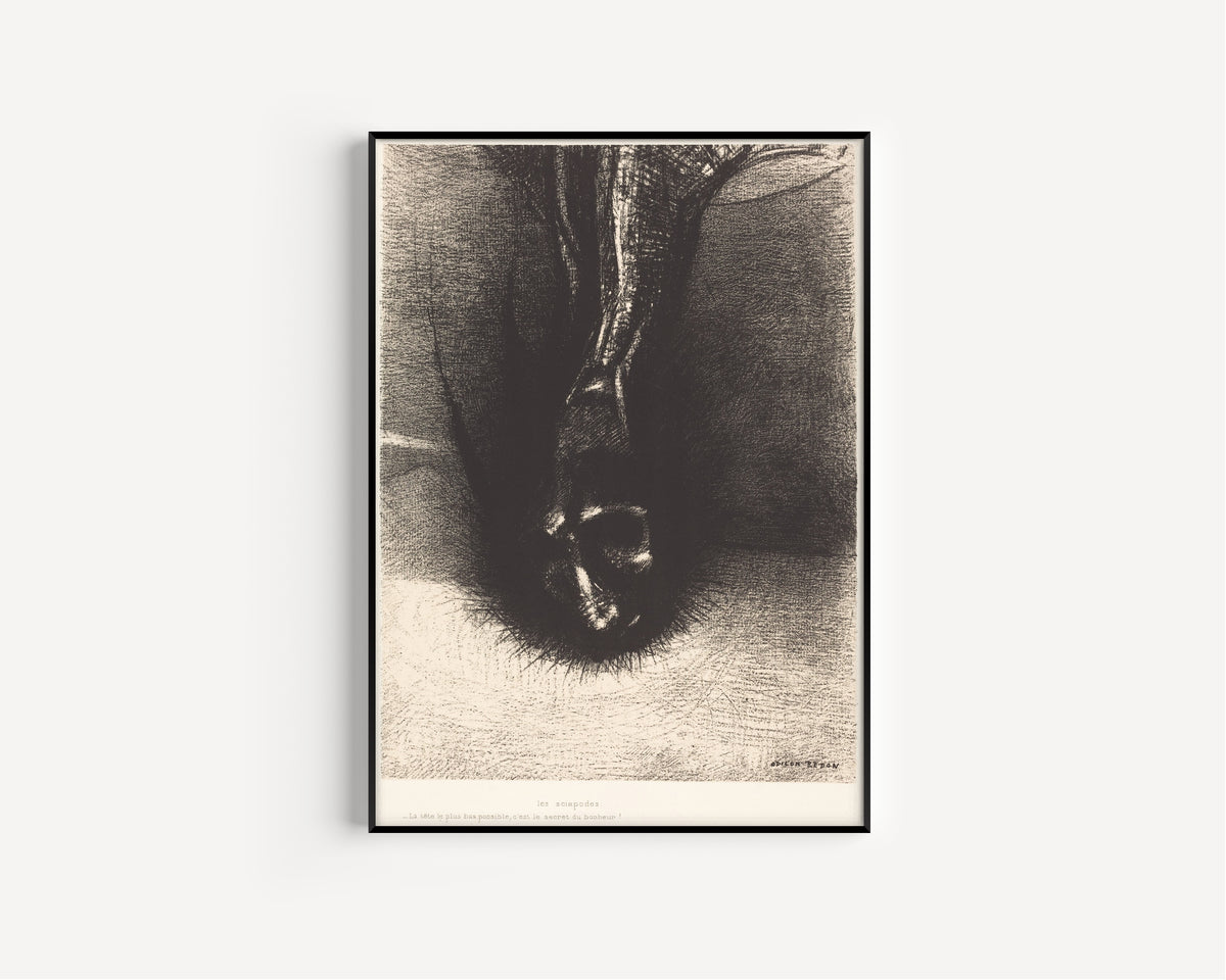 Odilon Redon — The Temptation of Saint Anthony: The Skiapods | Symbolist Art Print