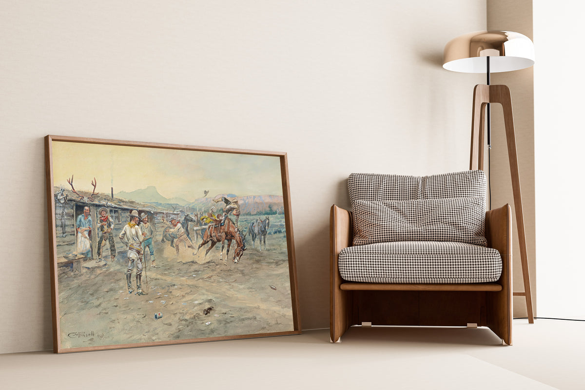 Charles M. Russell — The Tenderfoot | Western Art Print