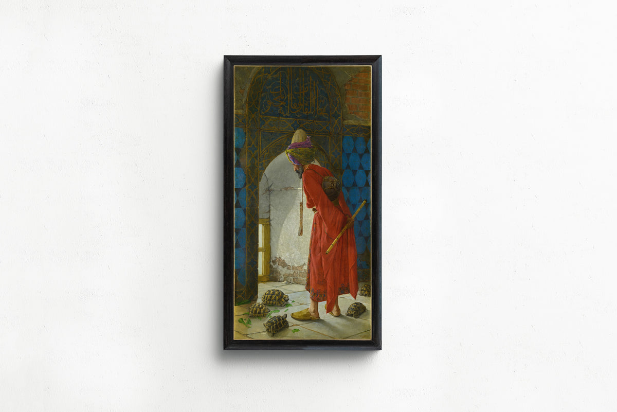 Osman Hamdi Bey — The Tortoise Trainer | Fine Art Print