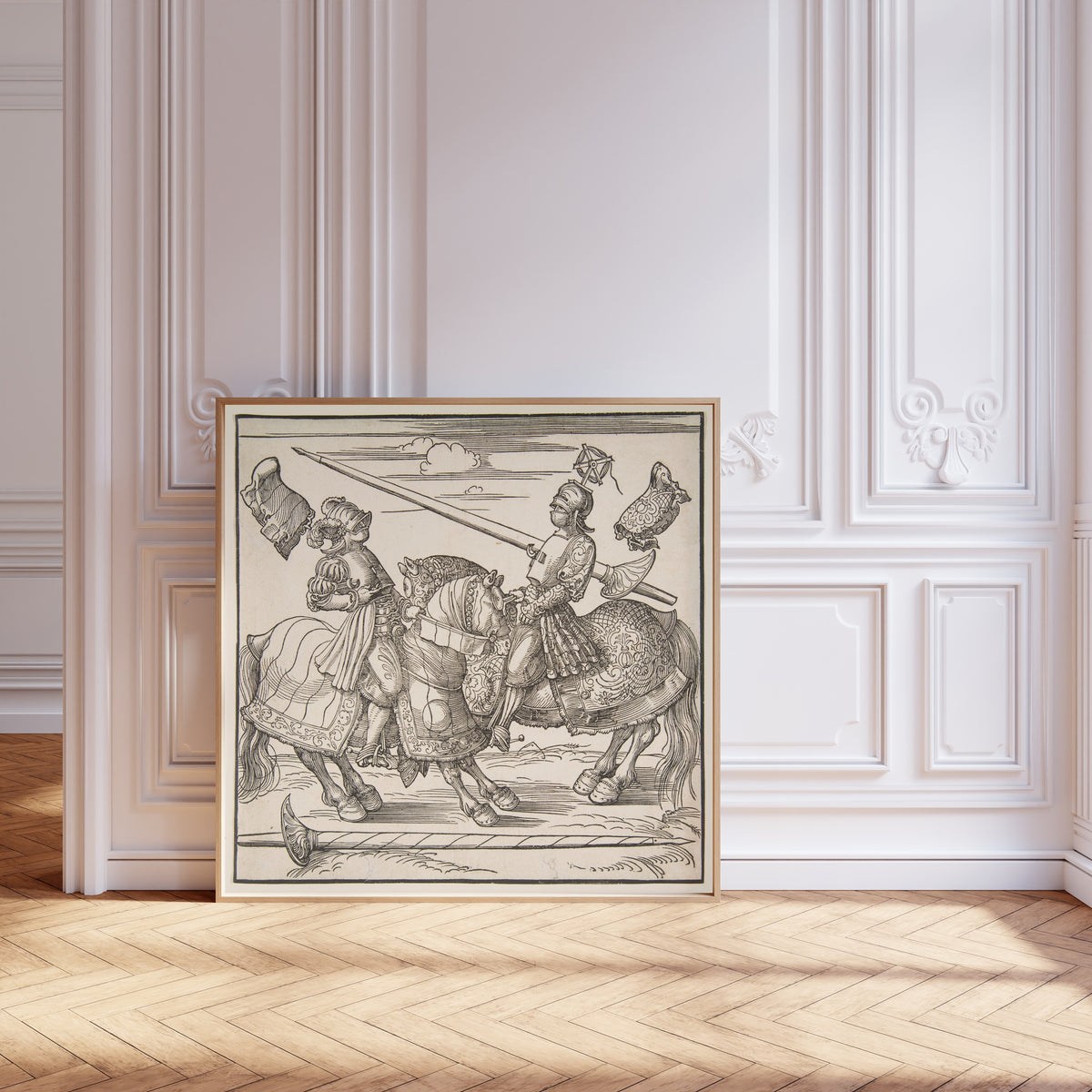Albrecht Dürer — The Tournament on Horseback | Woodcut Print