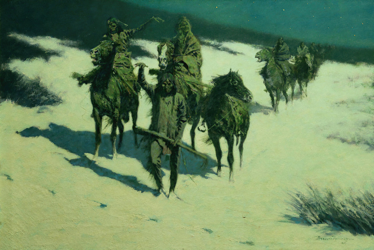 Frederic Remington — The Trail of the Shod Horse | Western Art Print