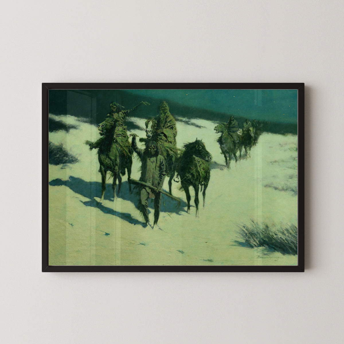 Frederic Remington — The Trail of the Shod Horse | Western Art Print