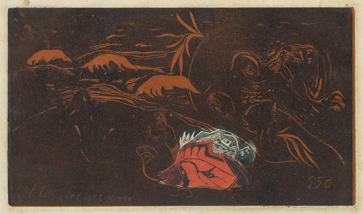 Paul Gauguin — The Universe is Created (L'Univers est créé) | Woodcut Print