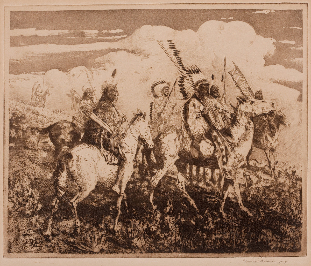 Edward Borein — The War Party | Western Art Print