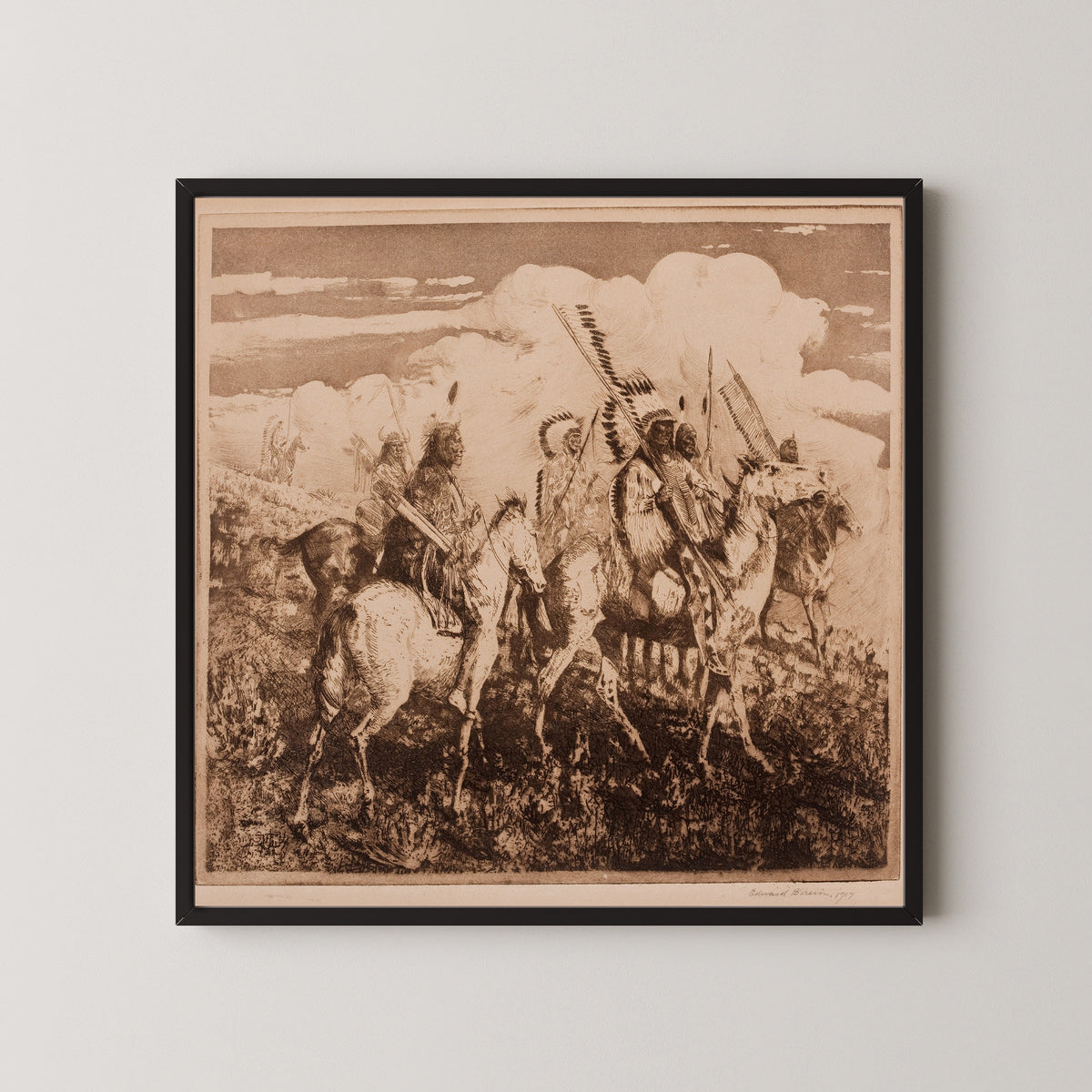 Edward Borein — The War Party | Western Art Print