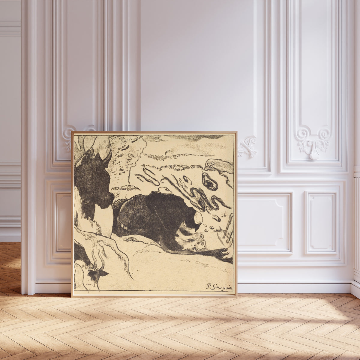 Paul Gauguin — The Washerwomen (Les laveuses) | Lithograph Print