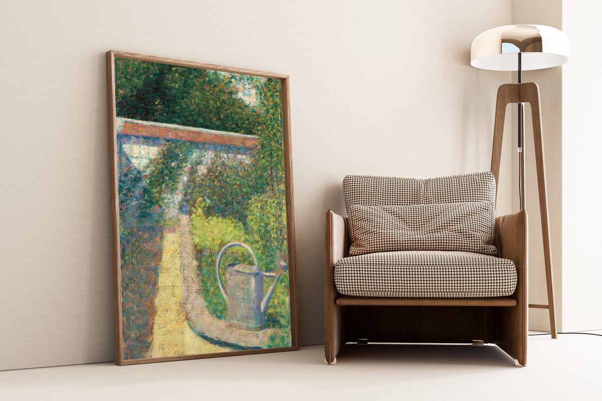Georges Seurat — The Watering Can - Garden at Le Raincy | Fine Art Print