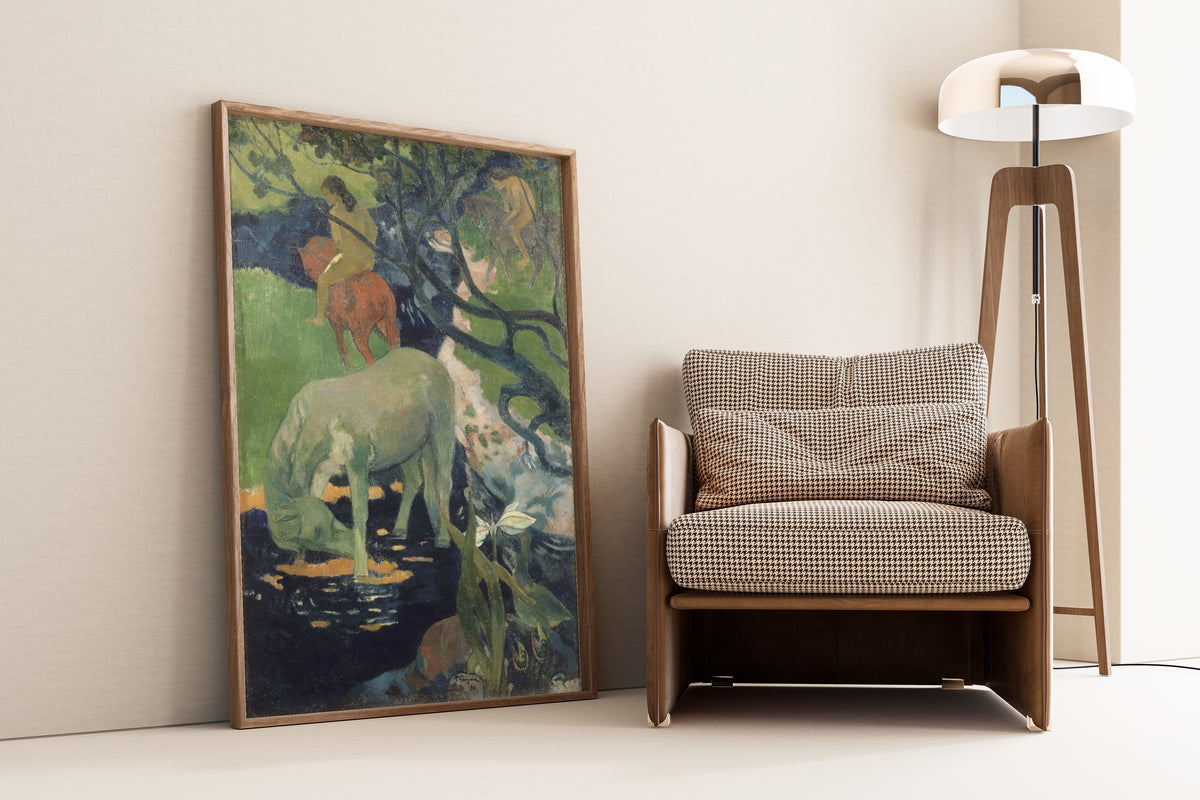 Paul Gauguin — The White Horse | Fine Art Print