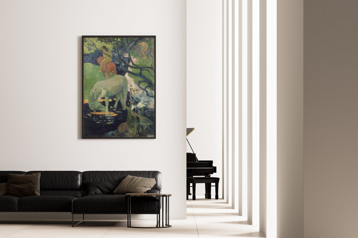 Paul Gauguin — The White Horse | Fine Art Print