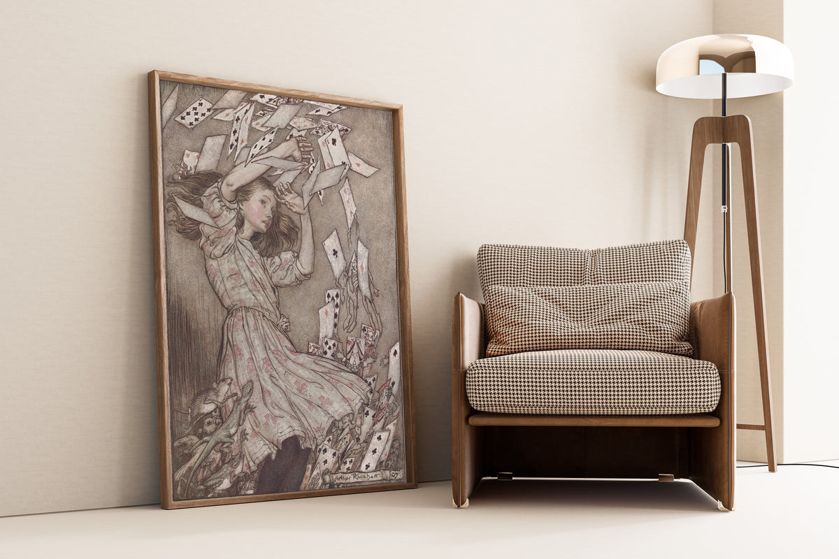 Arthur Rackham — The Whole Pack Rose Up into the Air | Fairy Tale Illustration Print