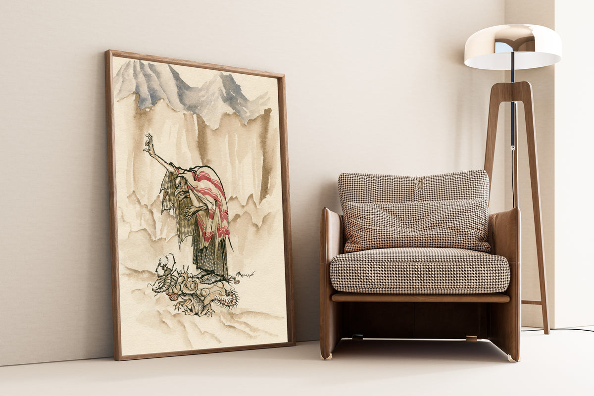Arthur Rackham — The Witch Sycorax | Shakespeare Illustration Print