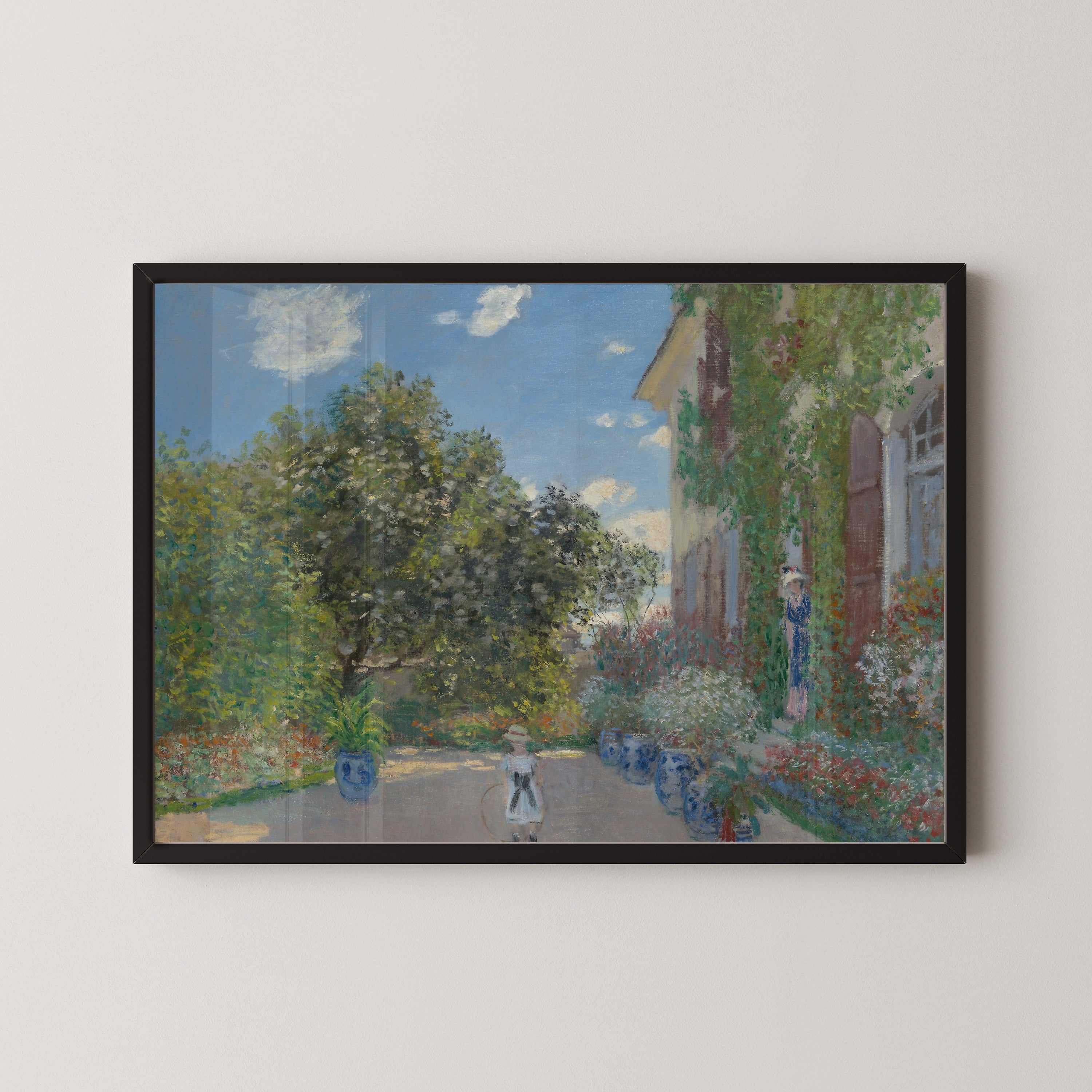 Claude Monet — The Artist's House at Argenteuil | Fine Art Print