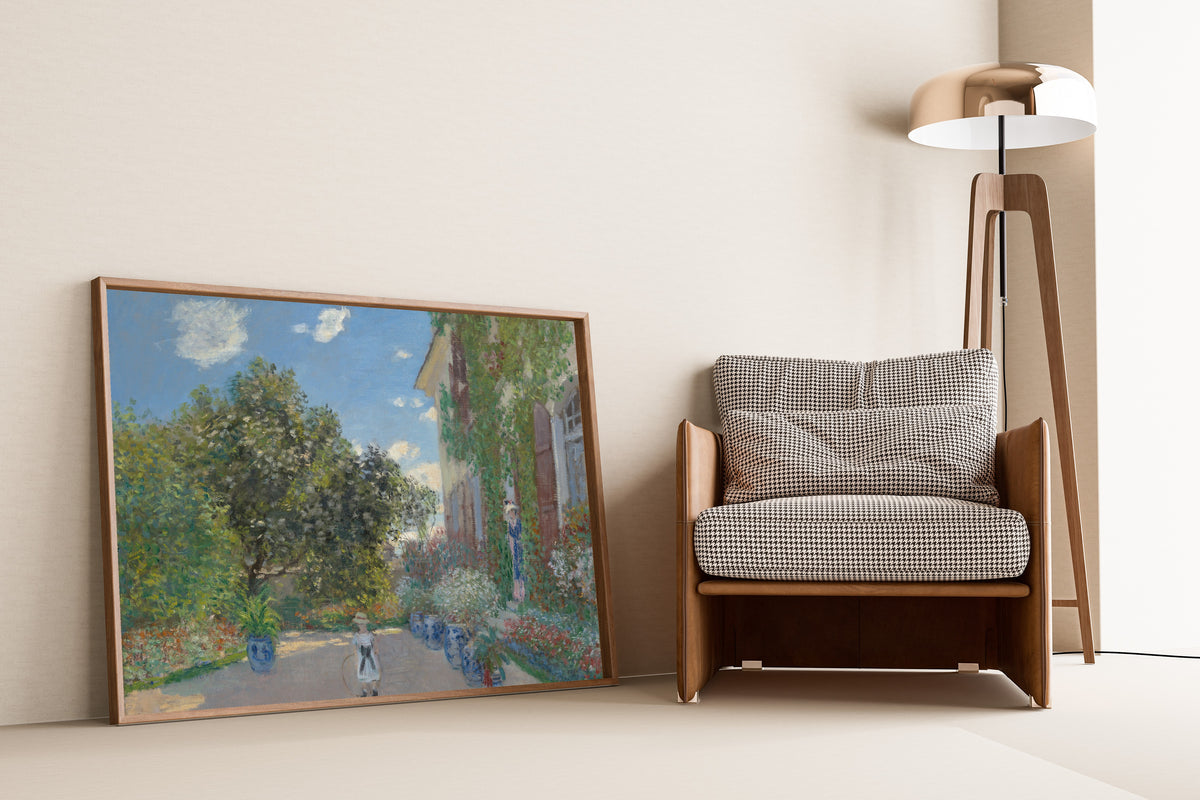 Claude Monet — The Artist's House at Argenteuil | Fine Art Print