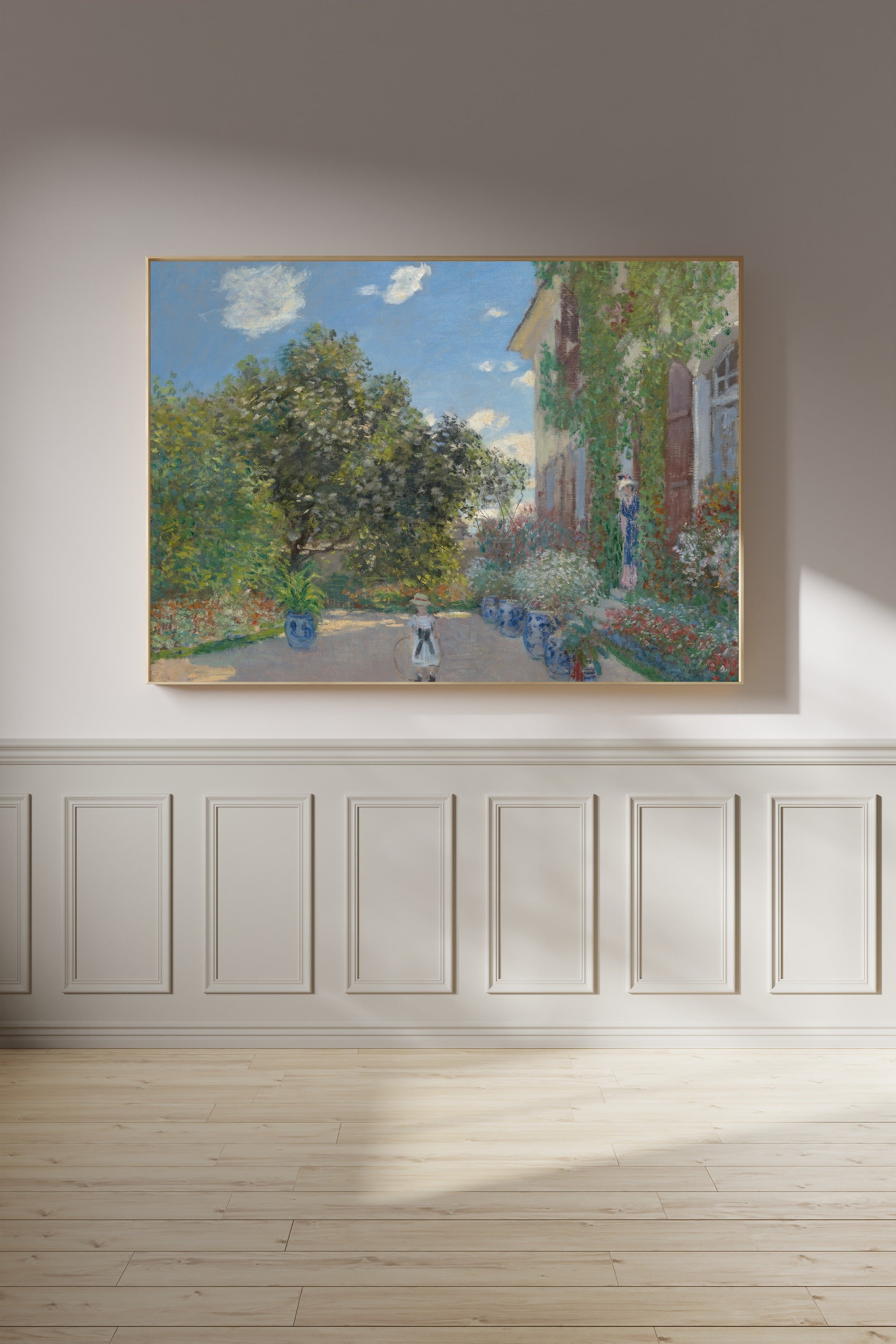Claude Monet — The Artist's House at Argenteuil | Fine Art Print