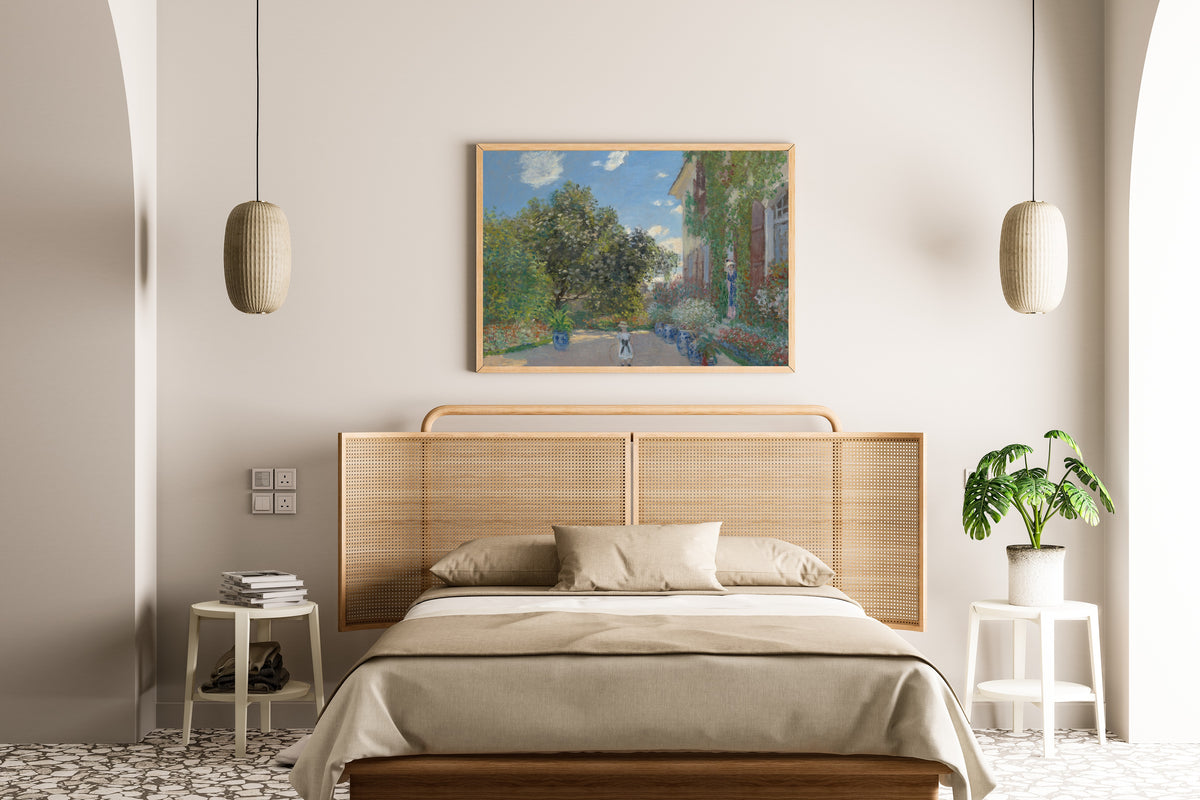 Claude Monet — The Artist's House at Argenteuil | Fine Art Print