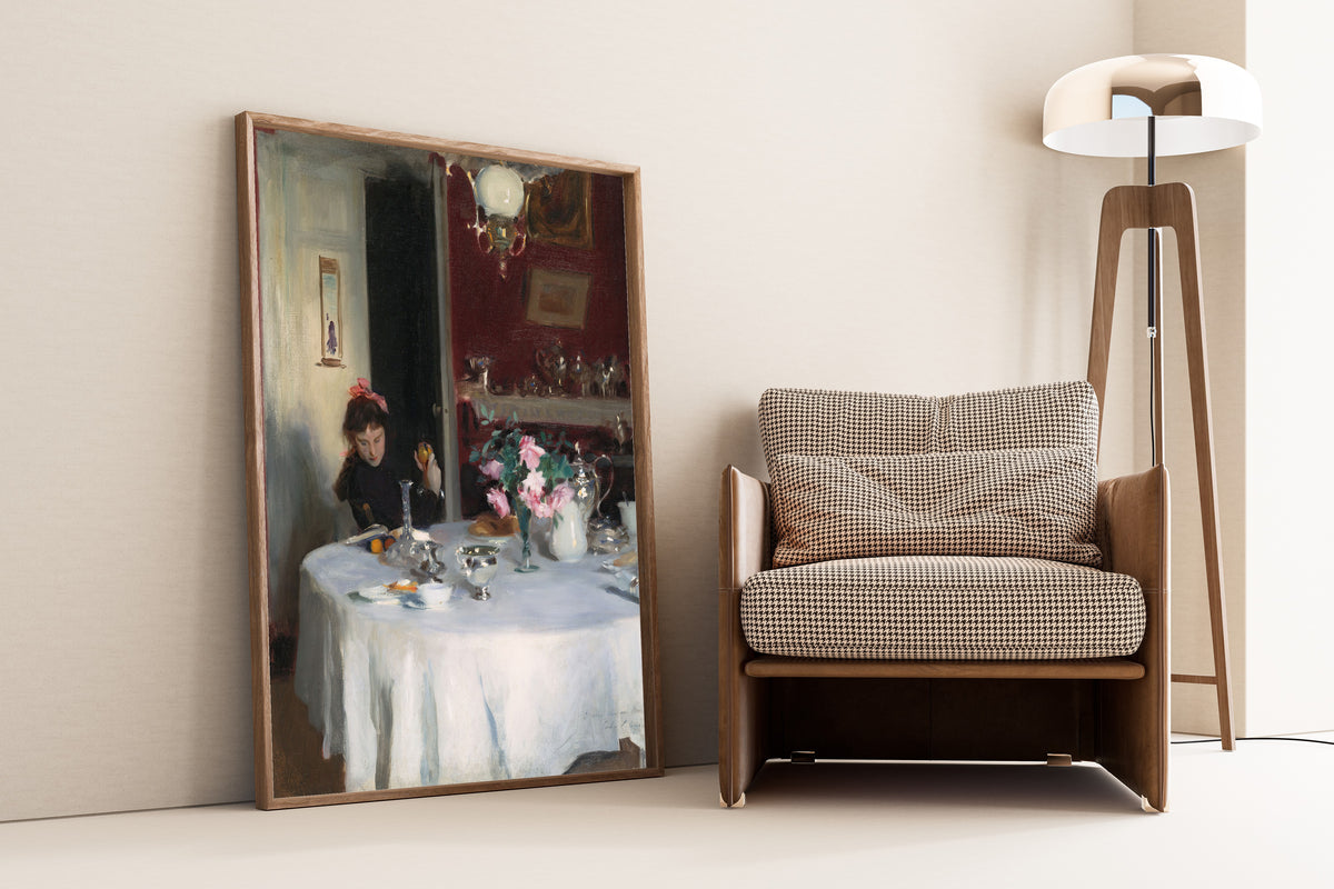 John Singer Sargent — The Breakfast Table | Fine Art Print