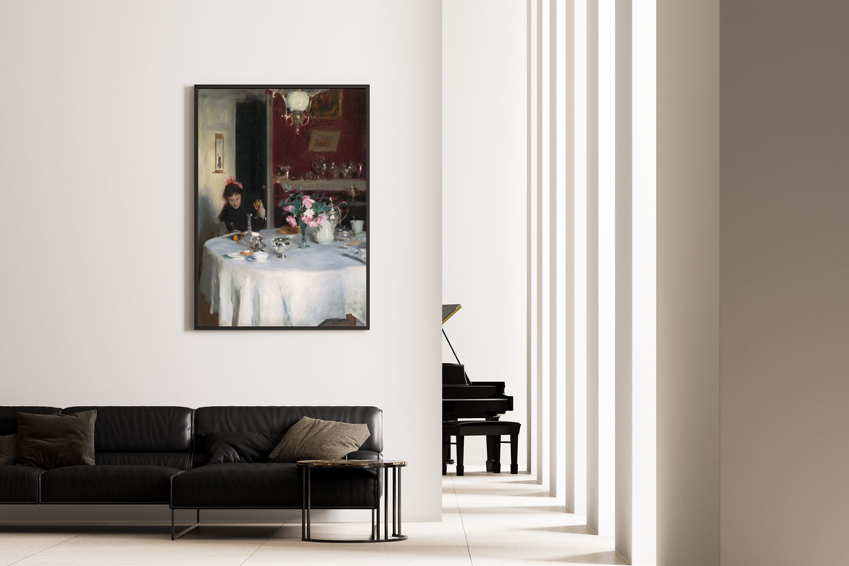 John Singer Sargent — The Breakfast Table | Fine Art Print