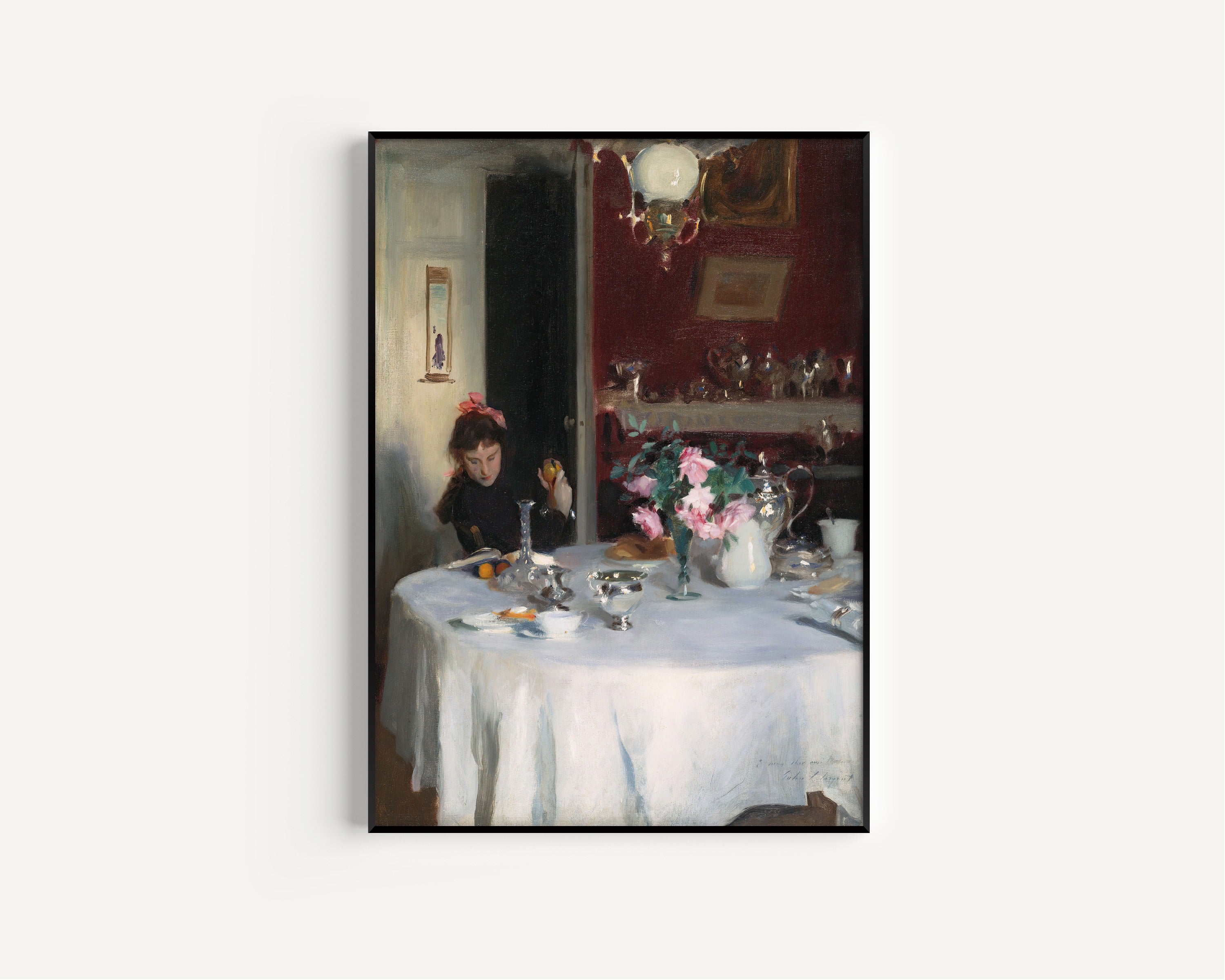 John Singer Sargent — The Breakfast Table | Fine Art Print