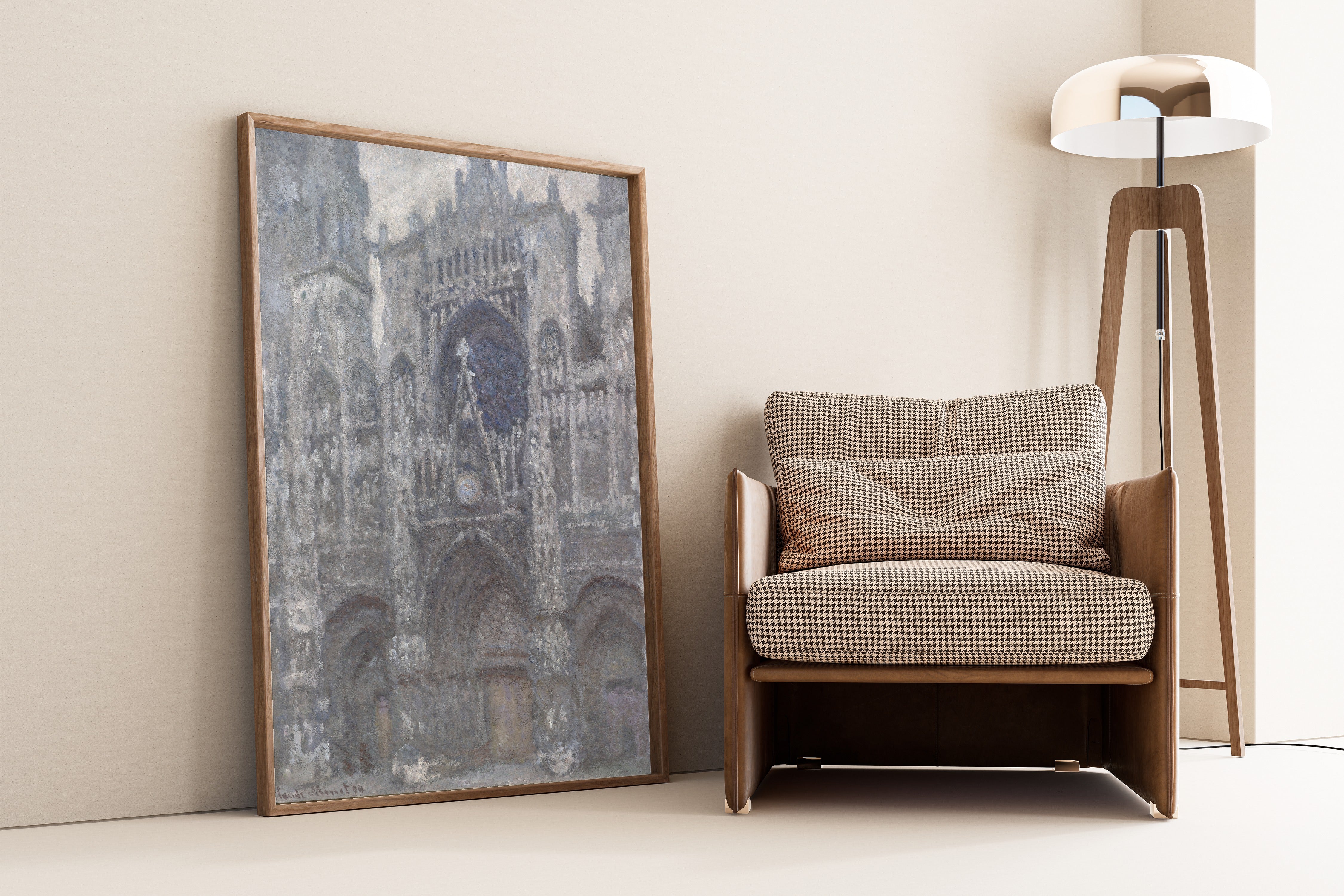 Claude Monet — Rouen Cathedral, the Portal, Grey Weather | Fine Art Print