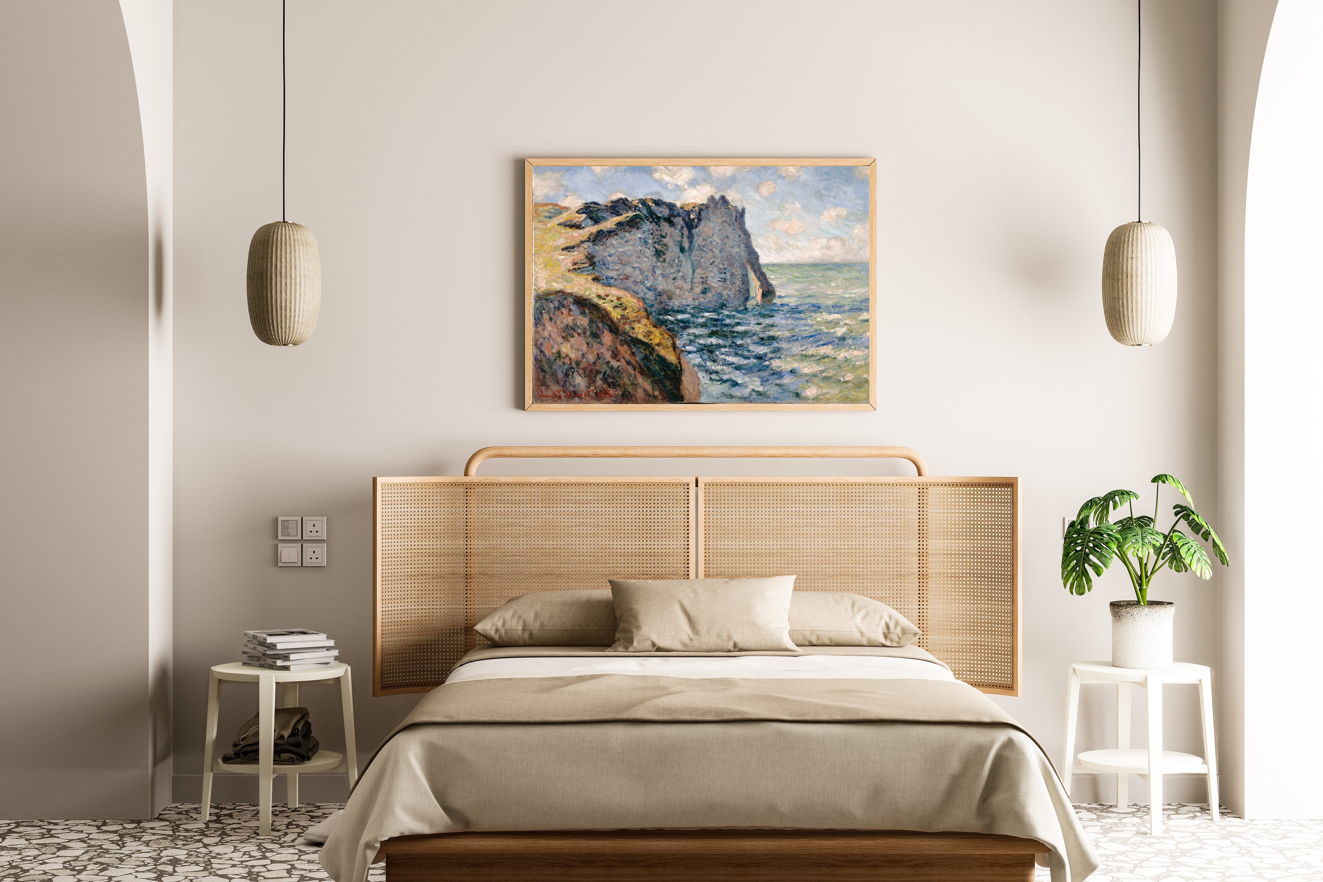 Claude Monet — The Cliff of Aval, Etretat | Fine Art Print