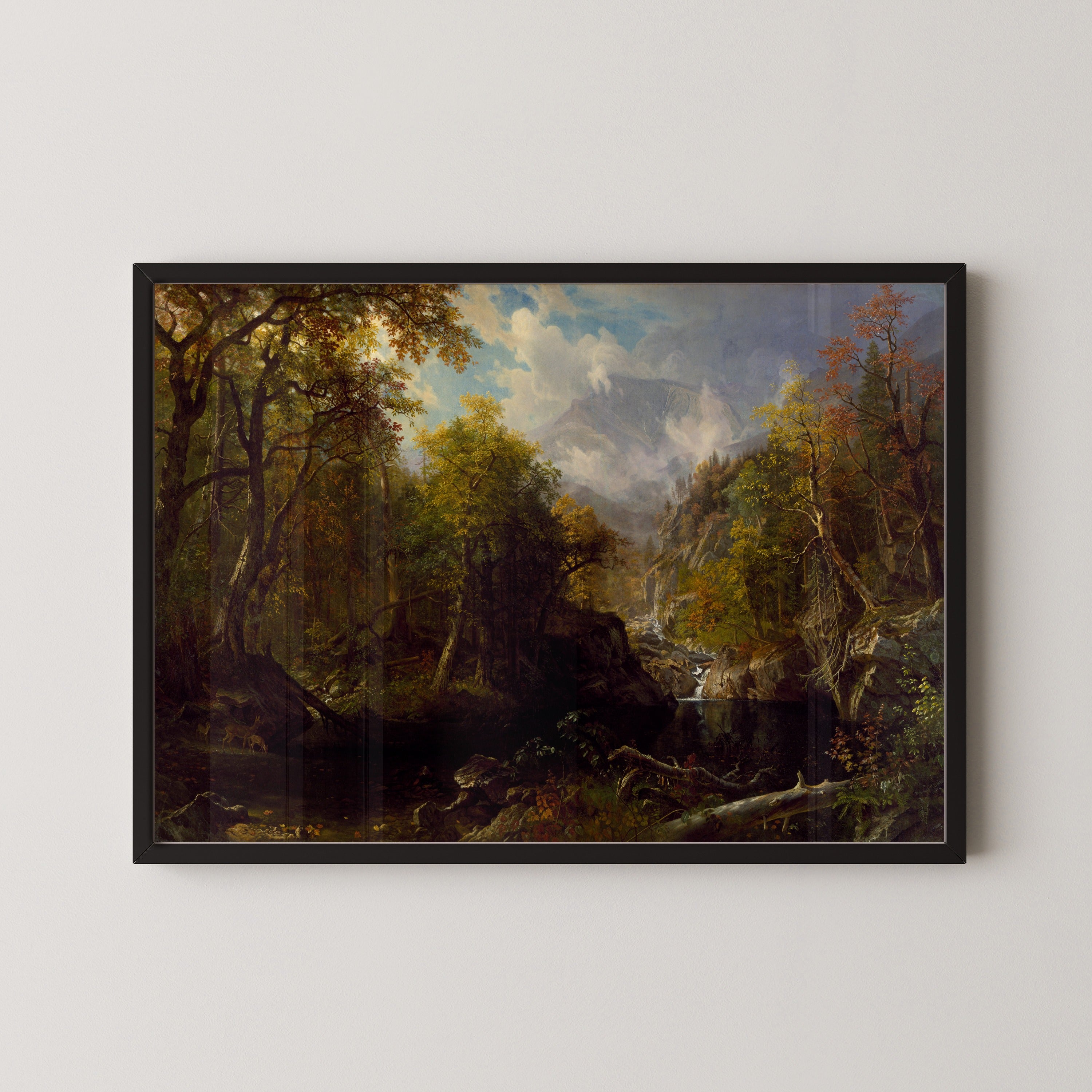 Albert Bierstadt — The Emerald Pool | Landscape Fine Art Print