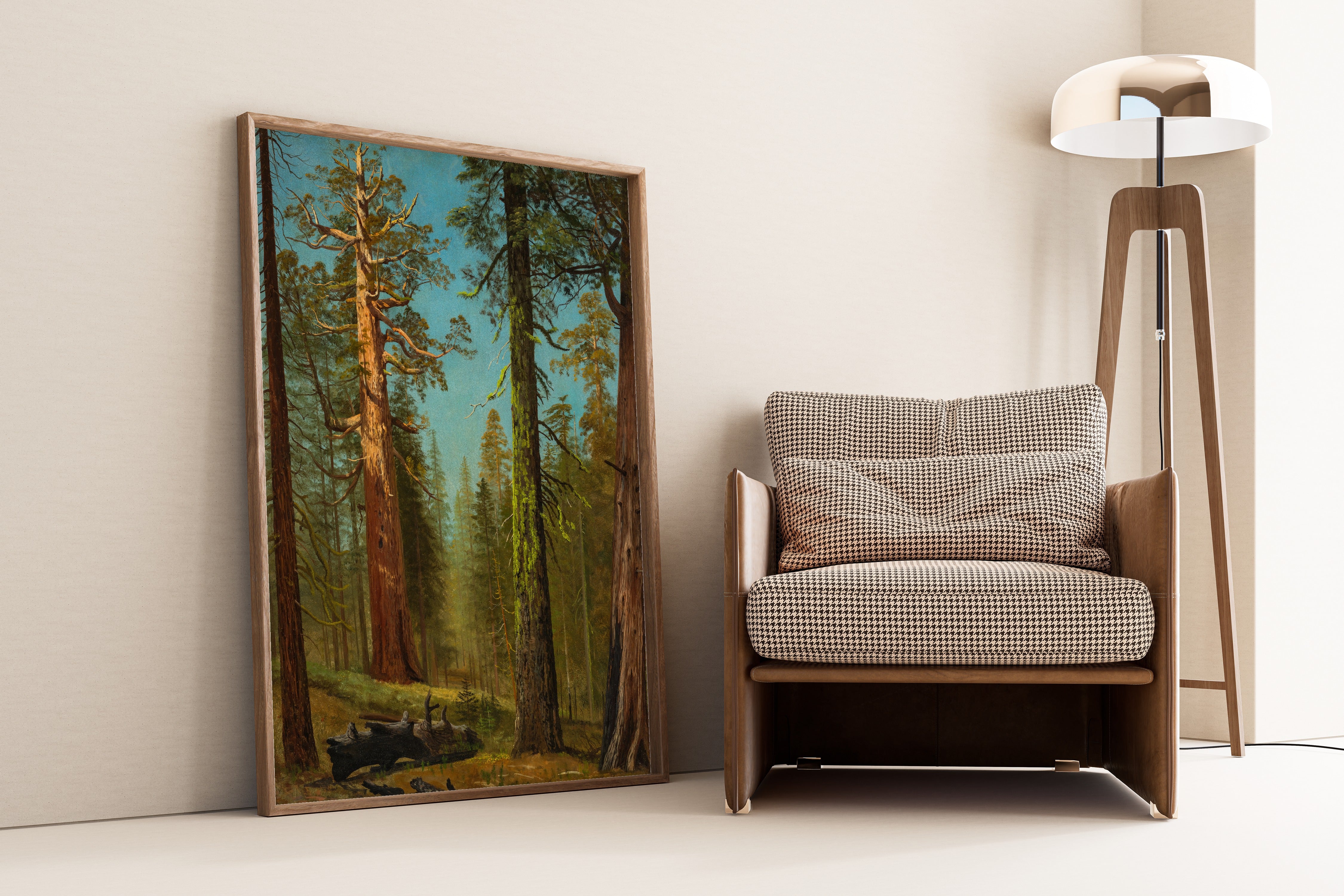 Albert Bierstadt — The Grizzly Giant Sequoia, Mariposa Grove, California | Landscape Fine Art Print