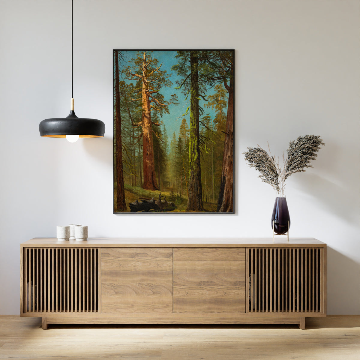 Albert Bierstadt — The Grizzly Giant Sequoia, Mariposa Grove, California | Landscape Fine Art Print