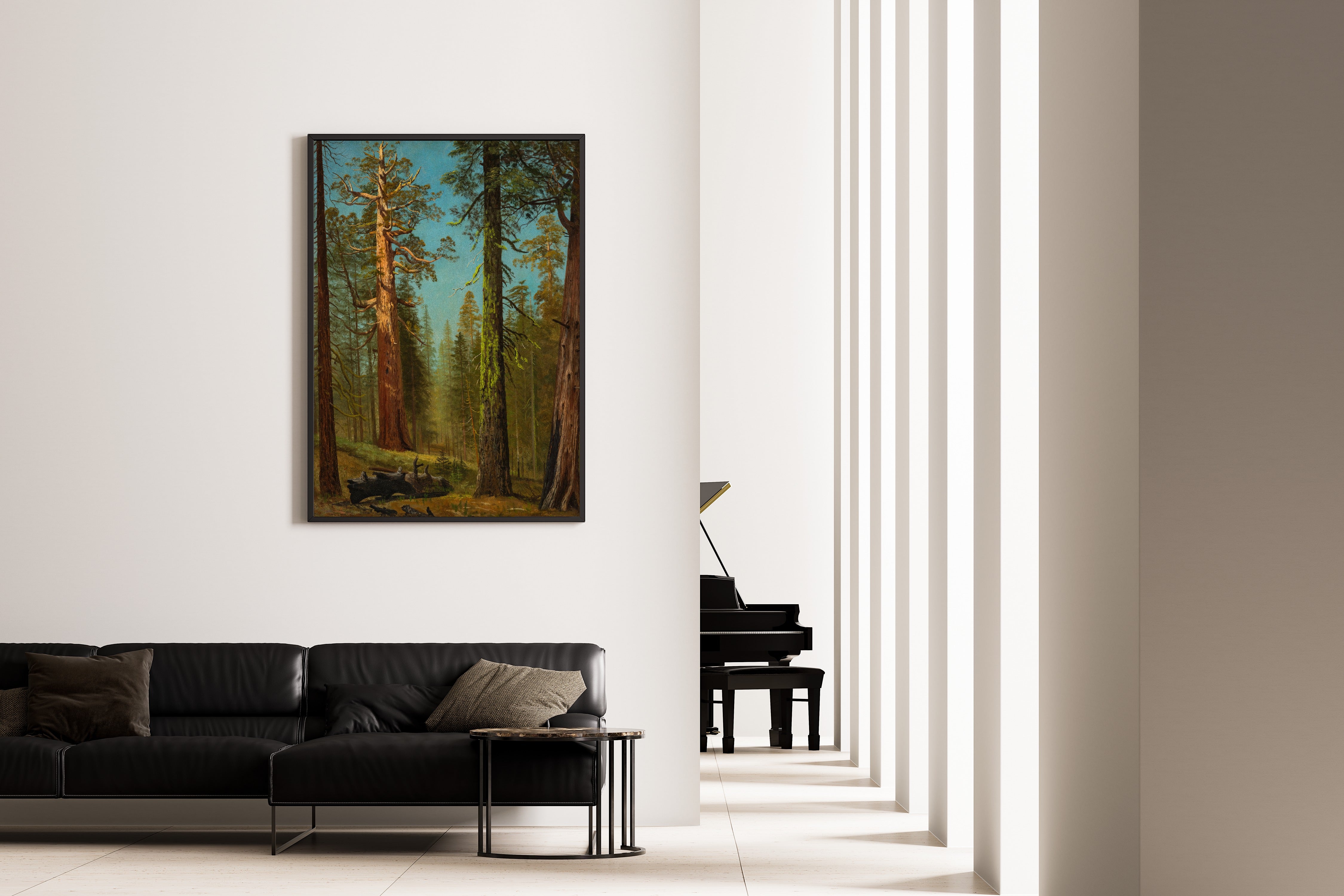 Albert Bierstadt — The Grizzly Giant Sequoia, Mariposa Grove, California | Landscape Fine Art Print