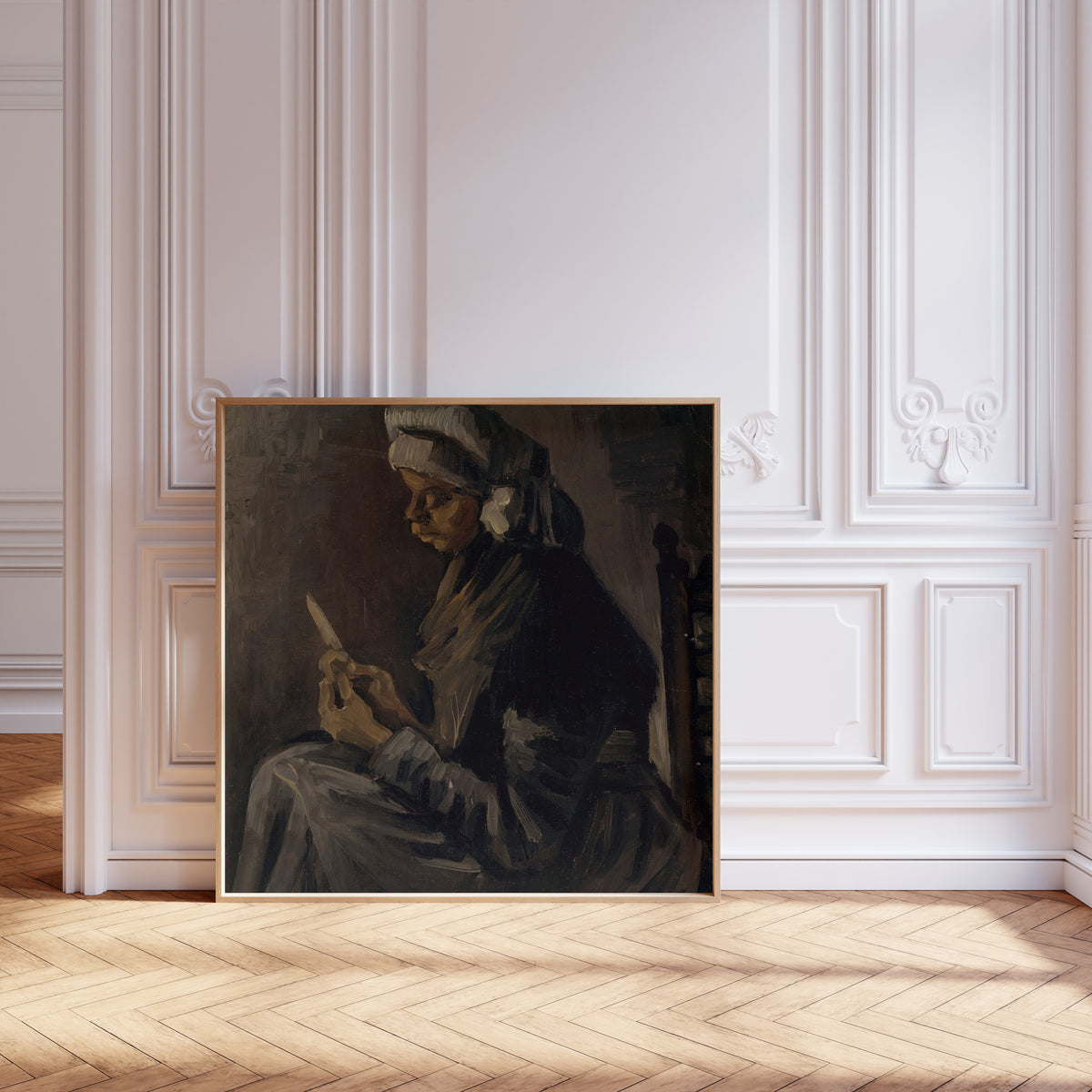 Vincent van Gogh — Peasant Woman Peeling Potatoes | Fine Art Print