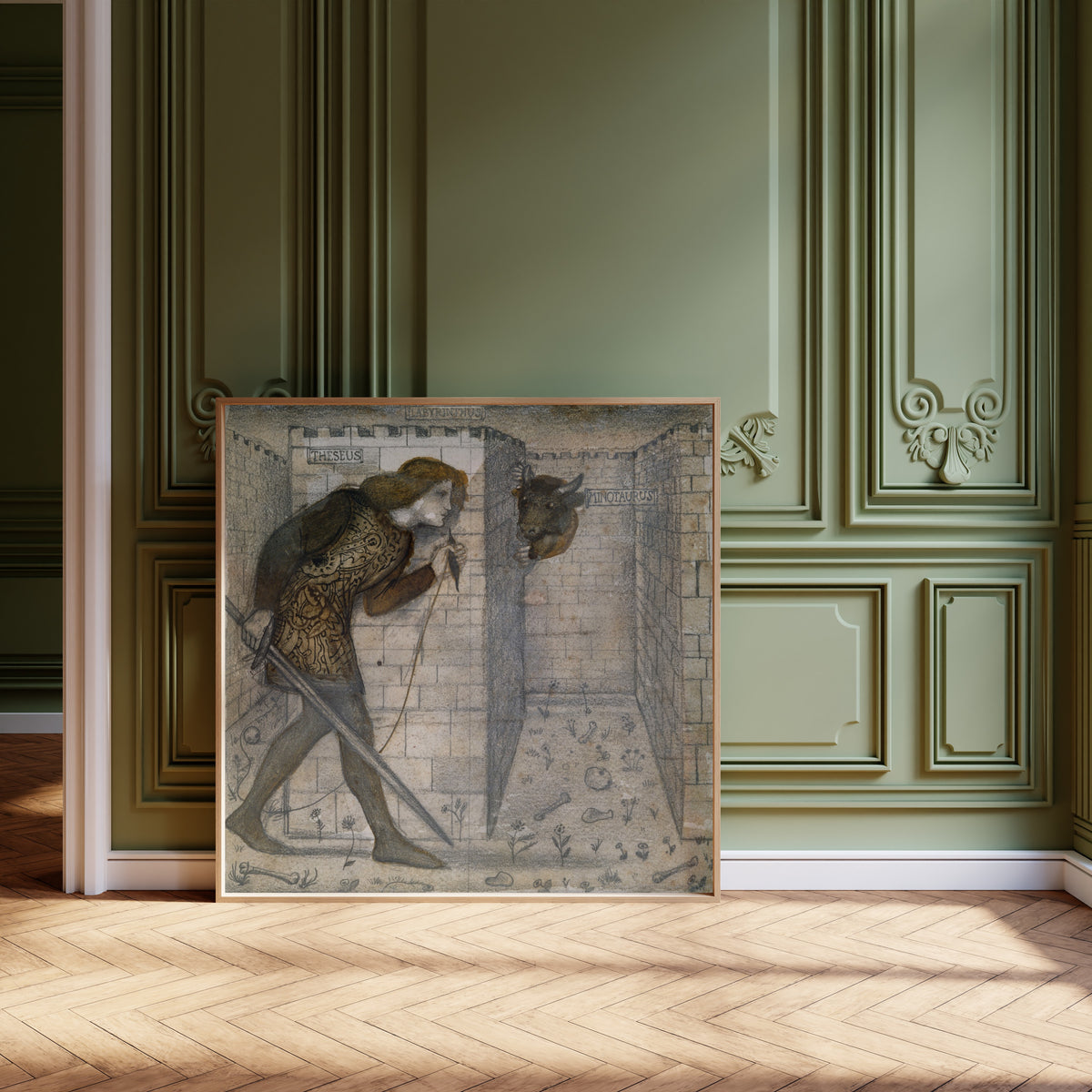 Edward Burne-Jones — Theseus and the Minotaur in the Labyrinth | Pre-Raphaelite Art Print