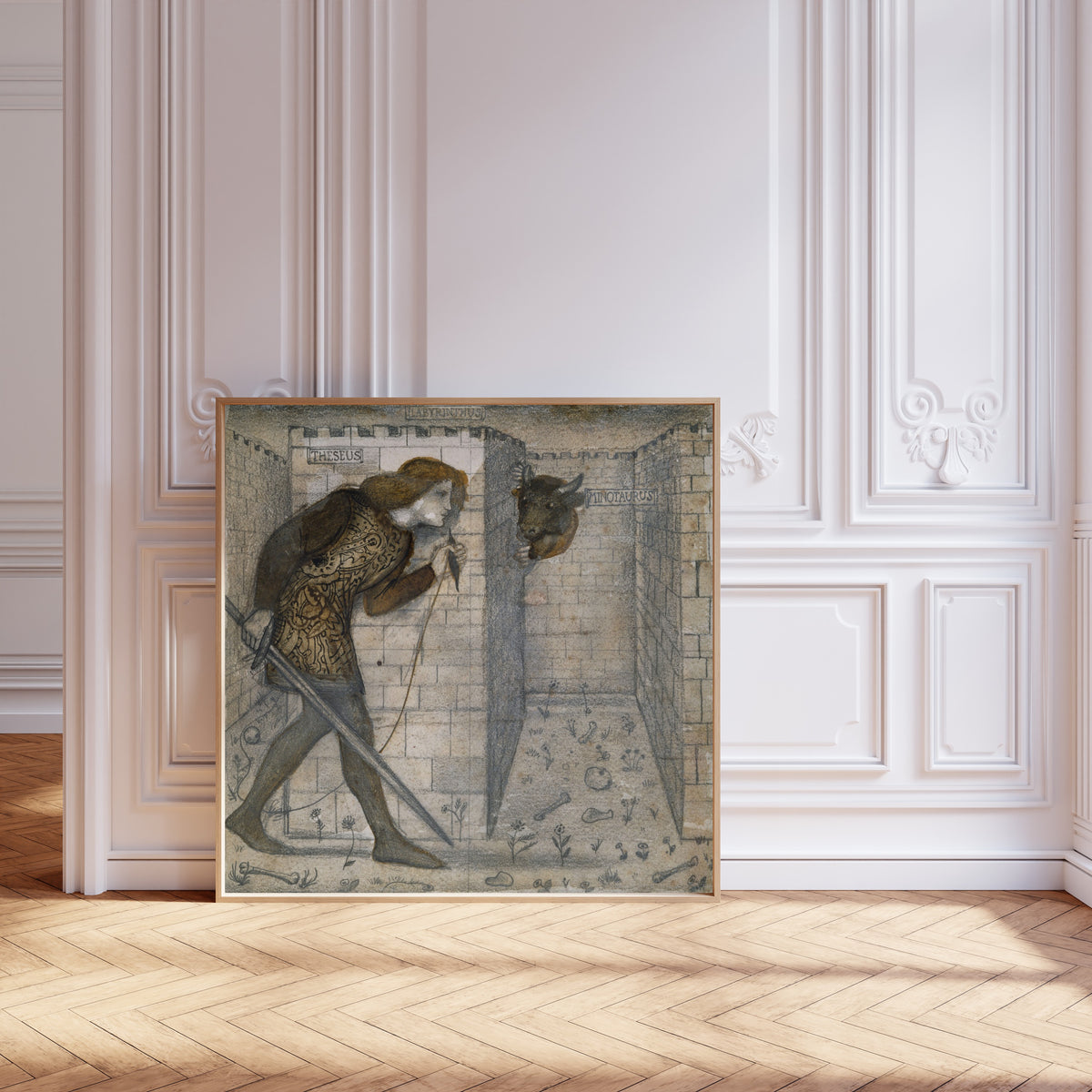 Edward Burne-Jones — Theseus and the Minotaur in the Labyrinth | Pre-Raphaelite Art Print