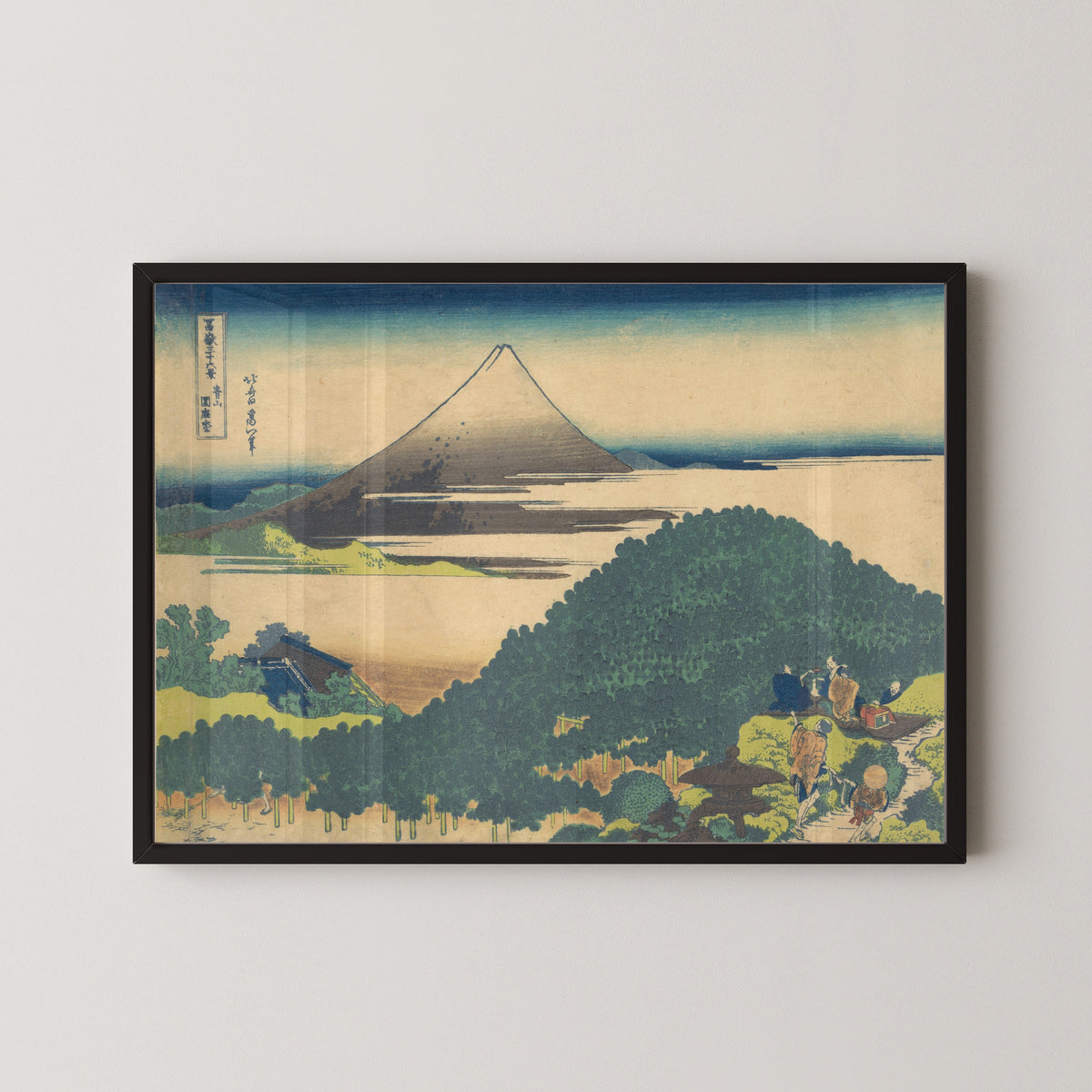 Katsushika Hokusai — Thirty-six Views of Mount Fuji: Cushion Pine at Aoyama | Japanese Woodblock Print (Ukiyo-e)