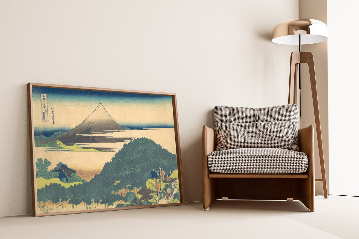 Katsushika Hokusai — Thirty-six Views of Mount Fuji: Cushion Pine at Aoyama | Japanese Woodblock Print (Ukiyo-e)