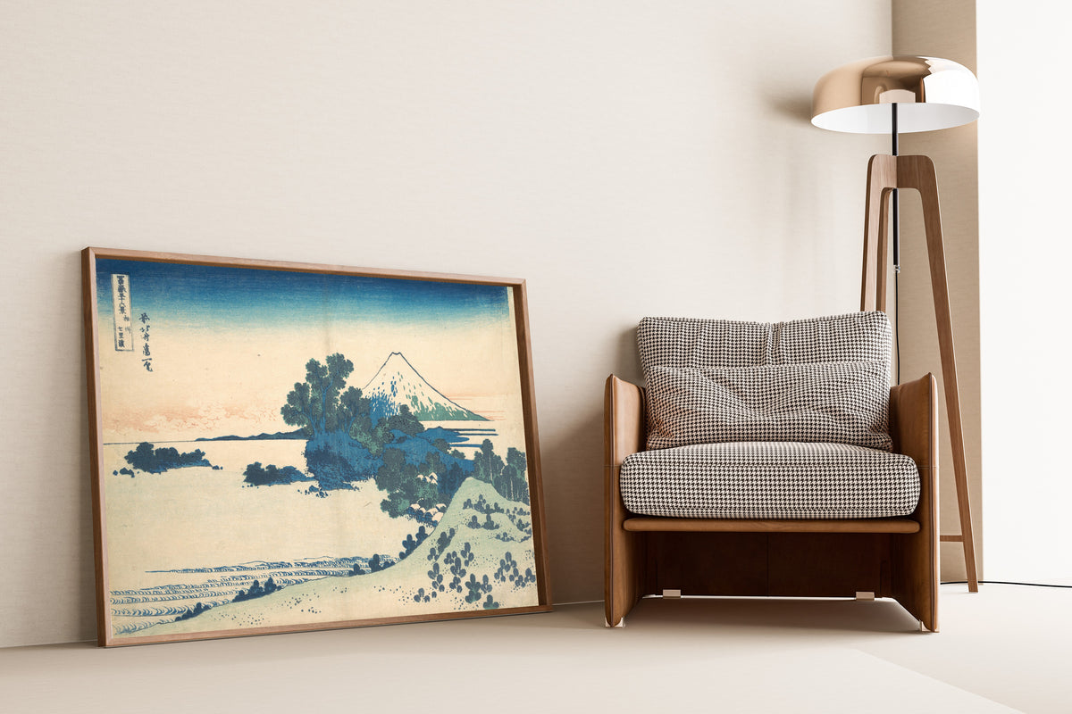 Katsushika Hokusai — Thirty-six Views of Mount Fuji: Shichirigahama in Sagami Province | Japanese Woodblock Print (Ukiyo-e)