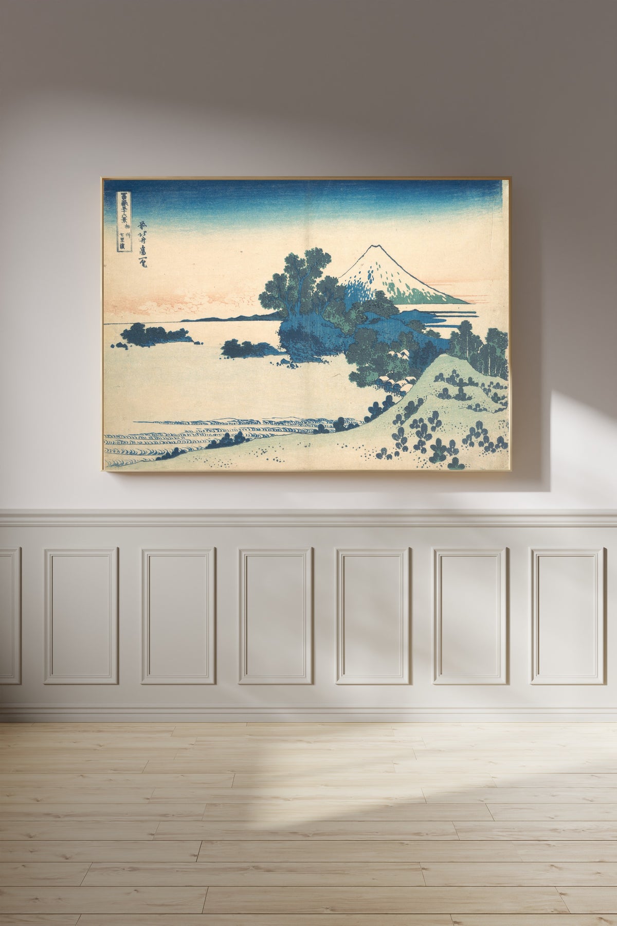 Katsushika Hokusai — Thirty-six Views of Mount Fuji: Shichirigahama in Sagami Province | Japanese Woodblock Print (Ukiyo-e)