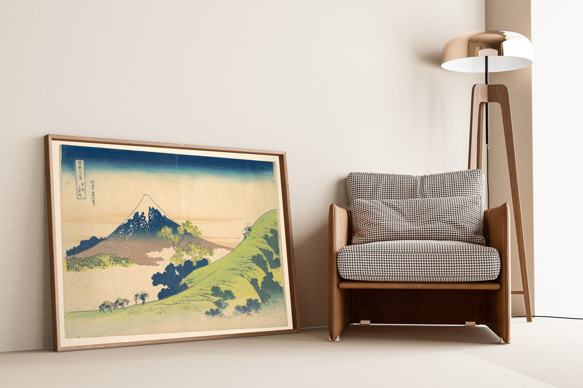 Katsushika Hokusai — Thirty-six Views of Mount Fuji: The Inume Pass in Kai Province | Japanese Woodblock Print (Ukiyo-e)