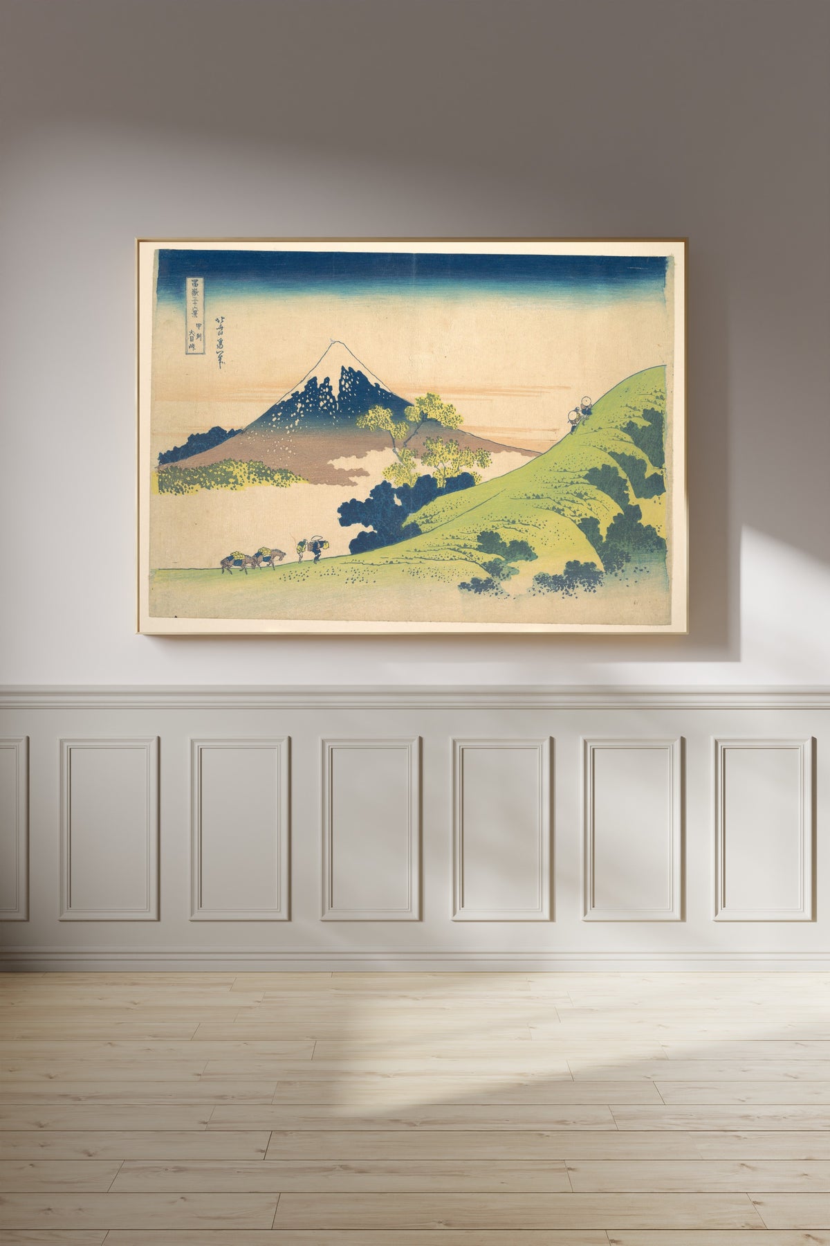 Katsushika Hokusai — Thirty-six Views of Mount Fuji: The Inume Pass in Kai Province | Japanese Woodblock Print (Ukiyo-e)